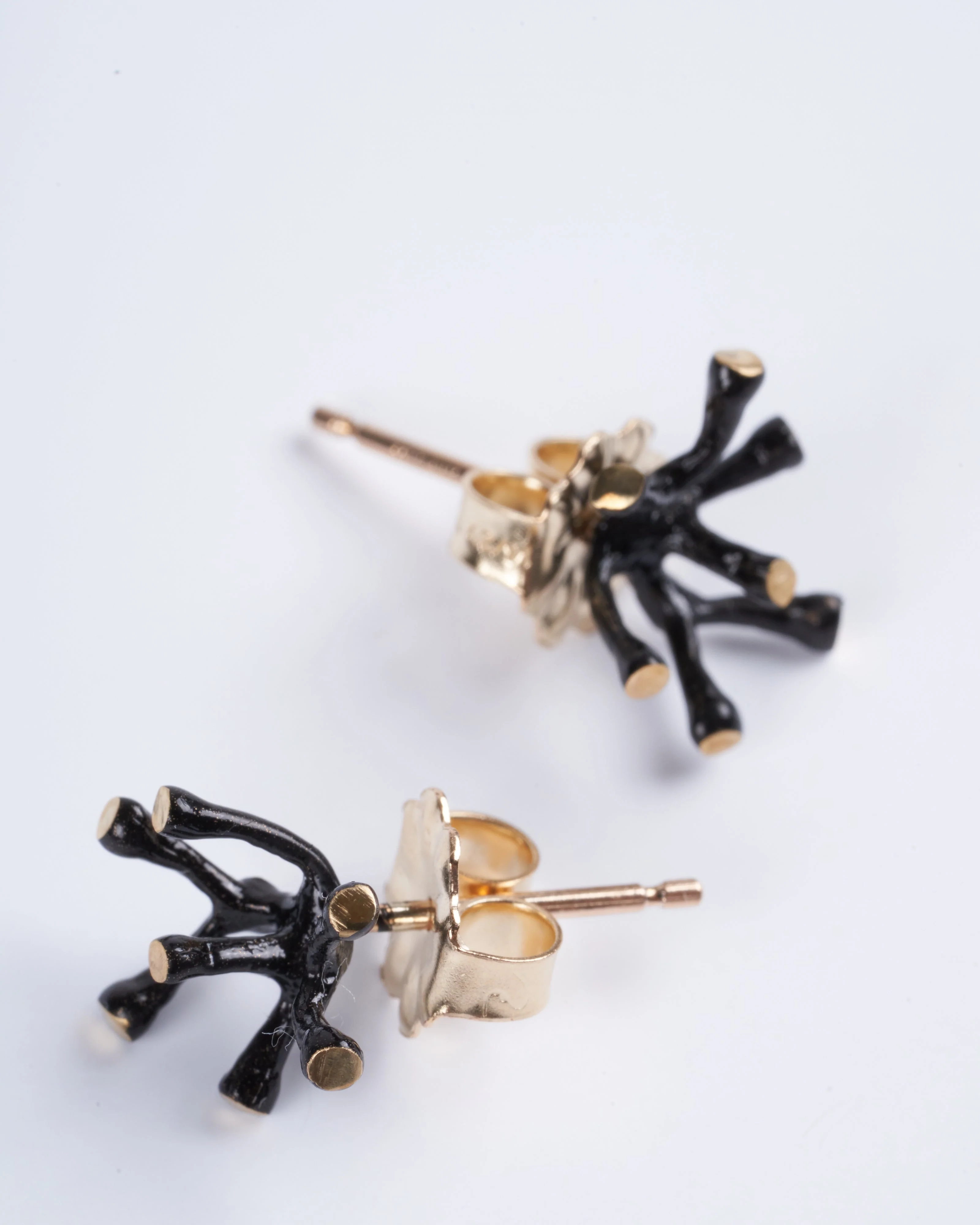 bronze stament earrings - Image 3