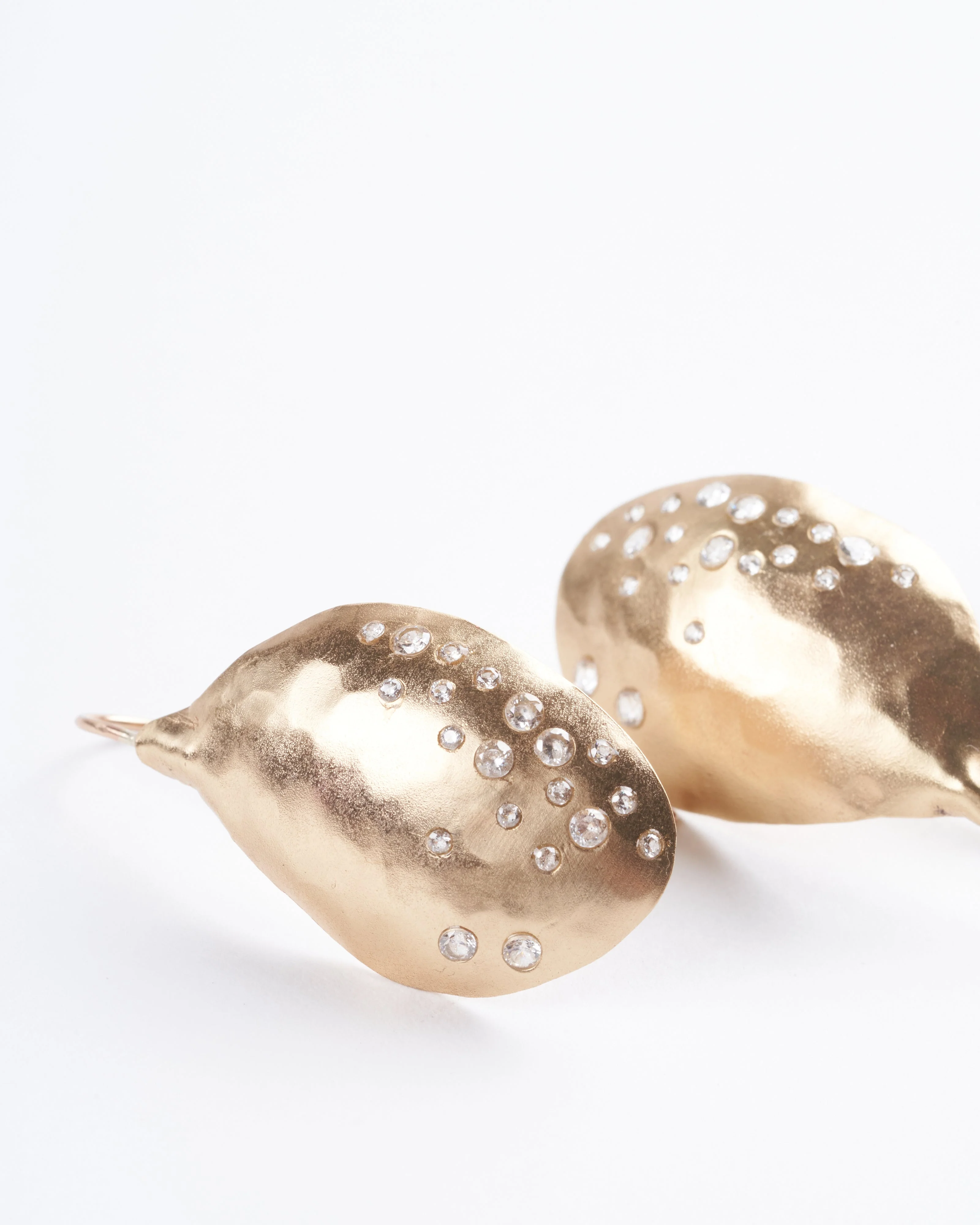 bronze petal earring- bronze - Image 5