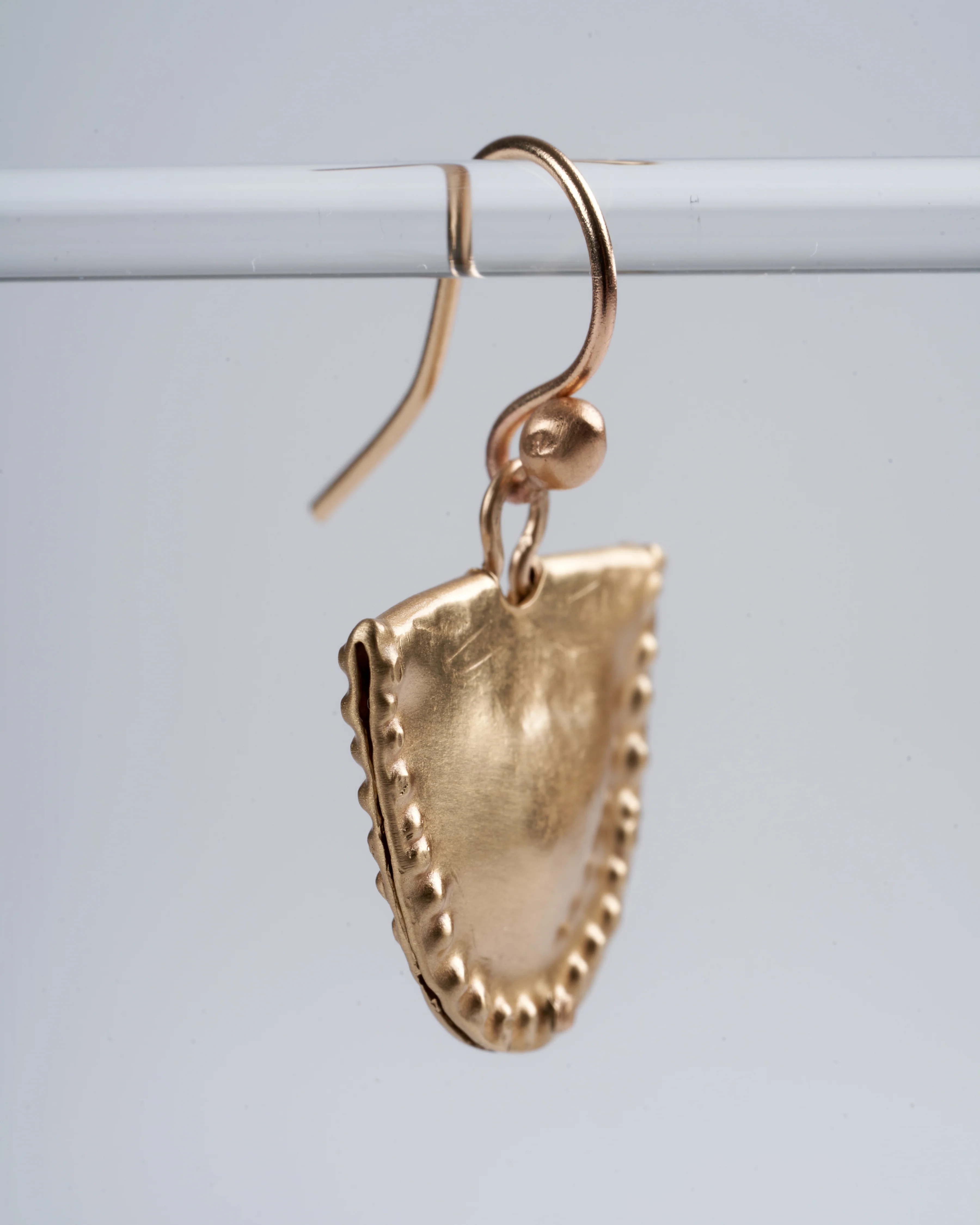 mevia bronze earring - light blue - Image 4