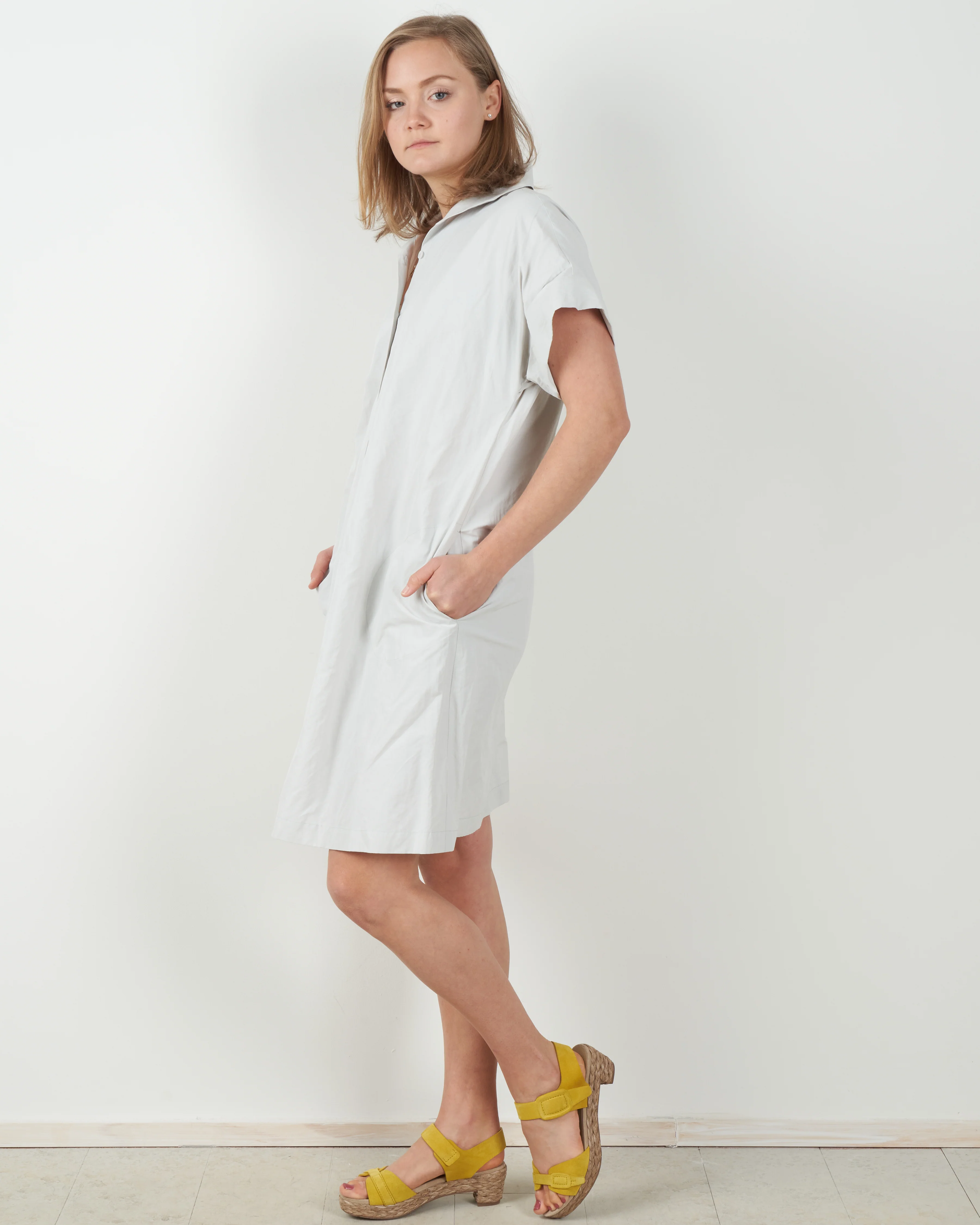 kimono dress - stone - Image 2