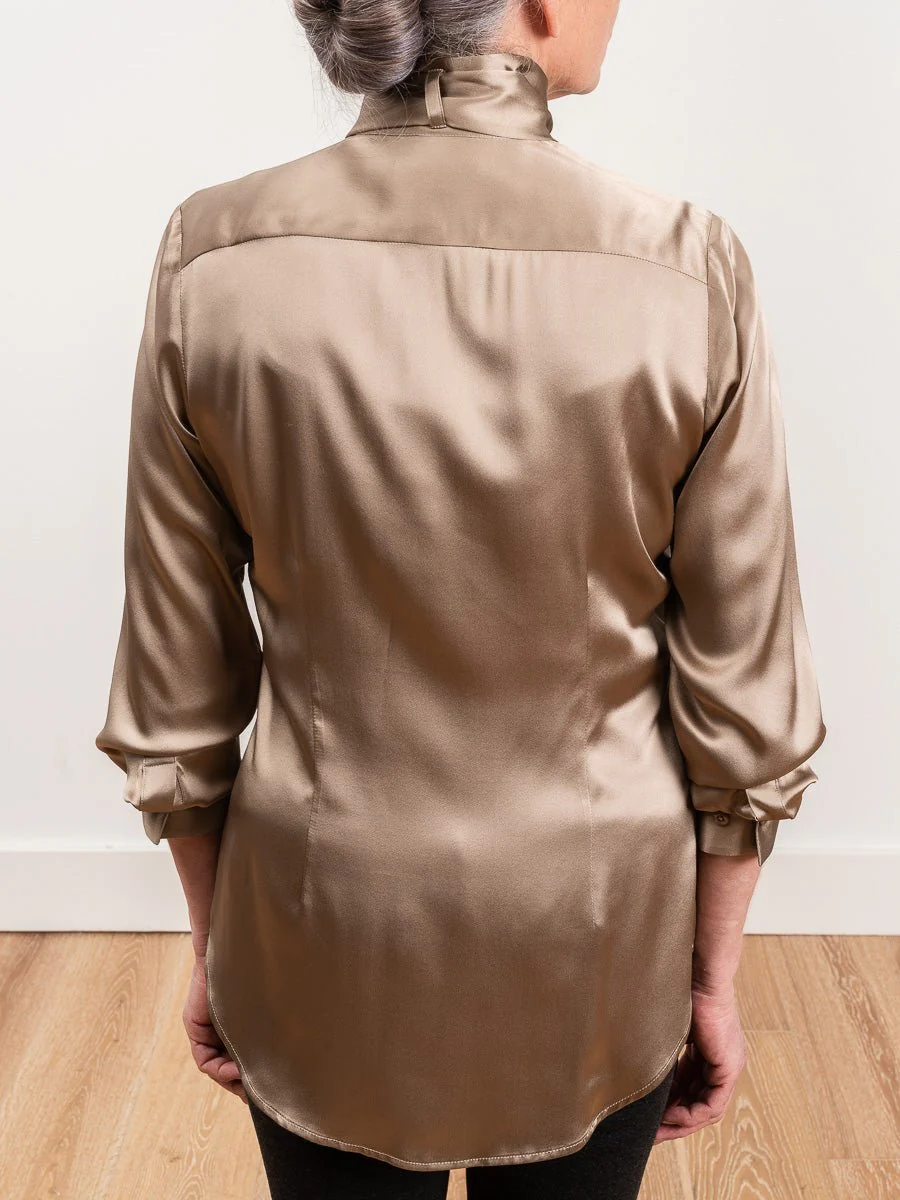 scarf tie blouse - Image 5