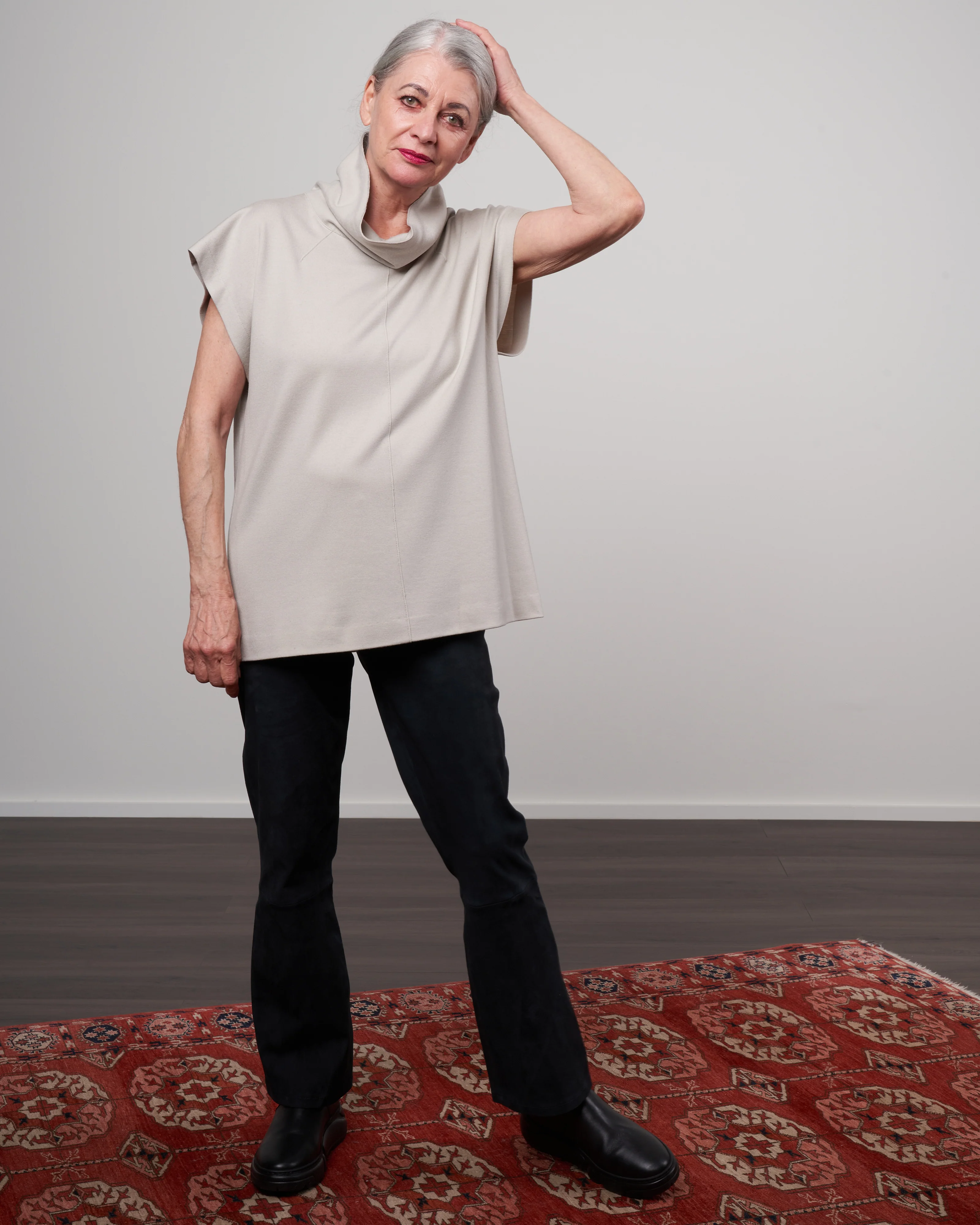seam turtleneck - mink - Image 2