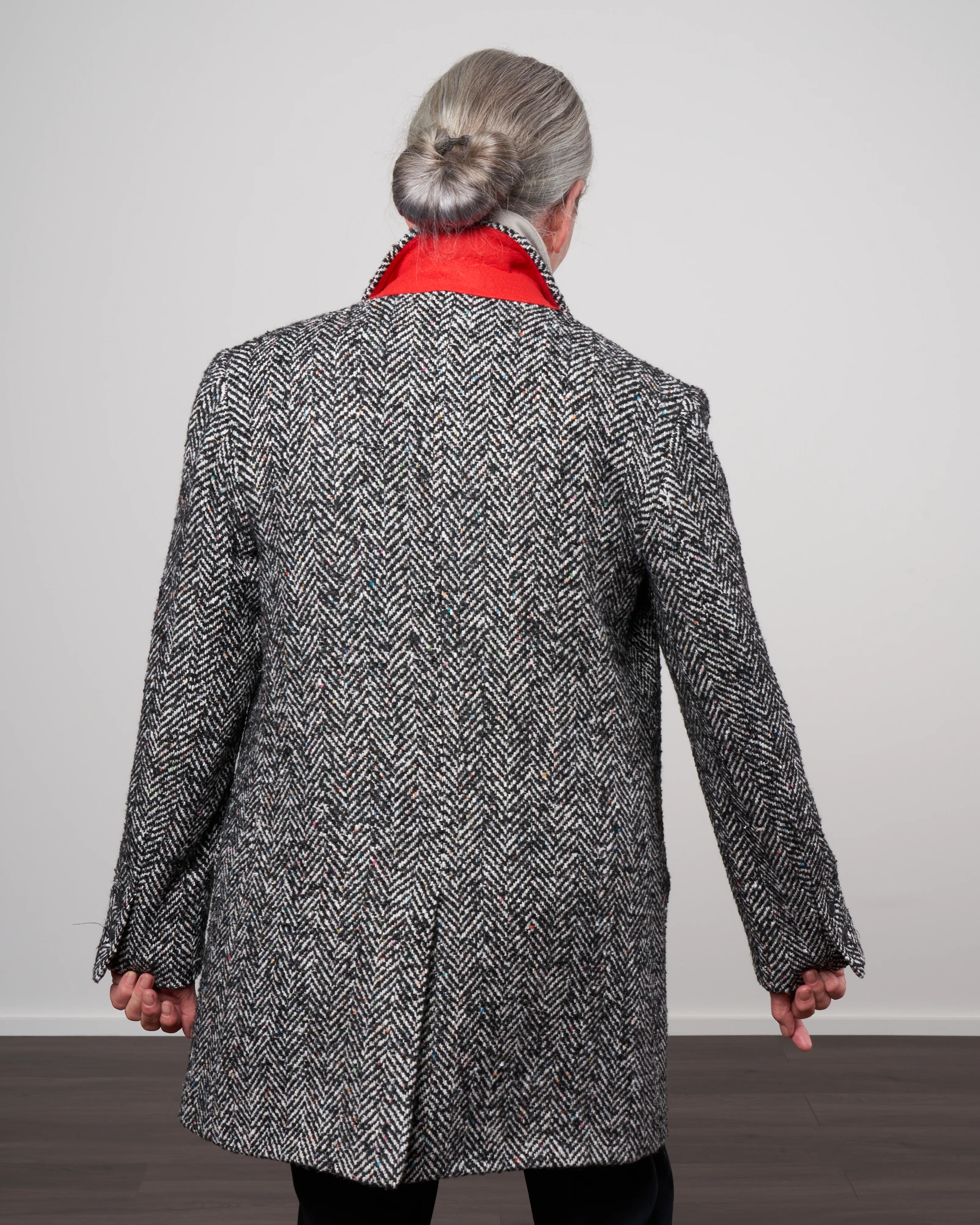 short coat - speckle herringbone - Image 4