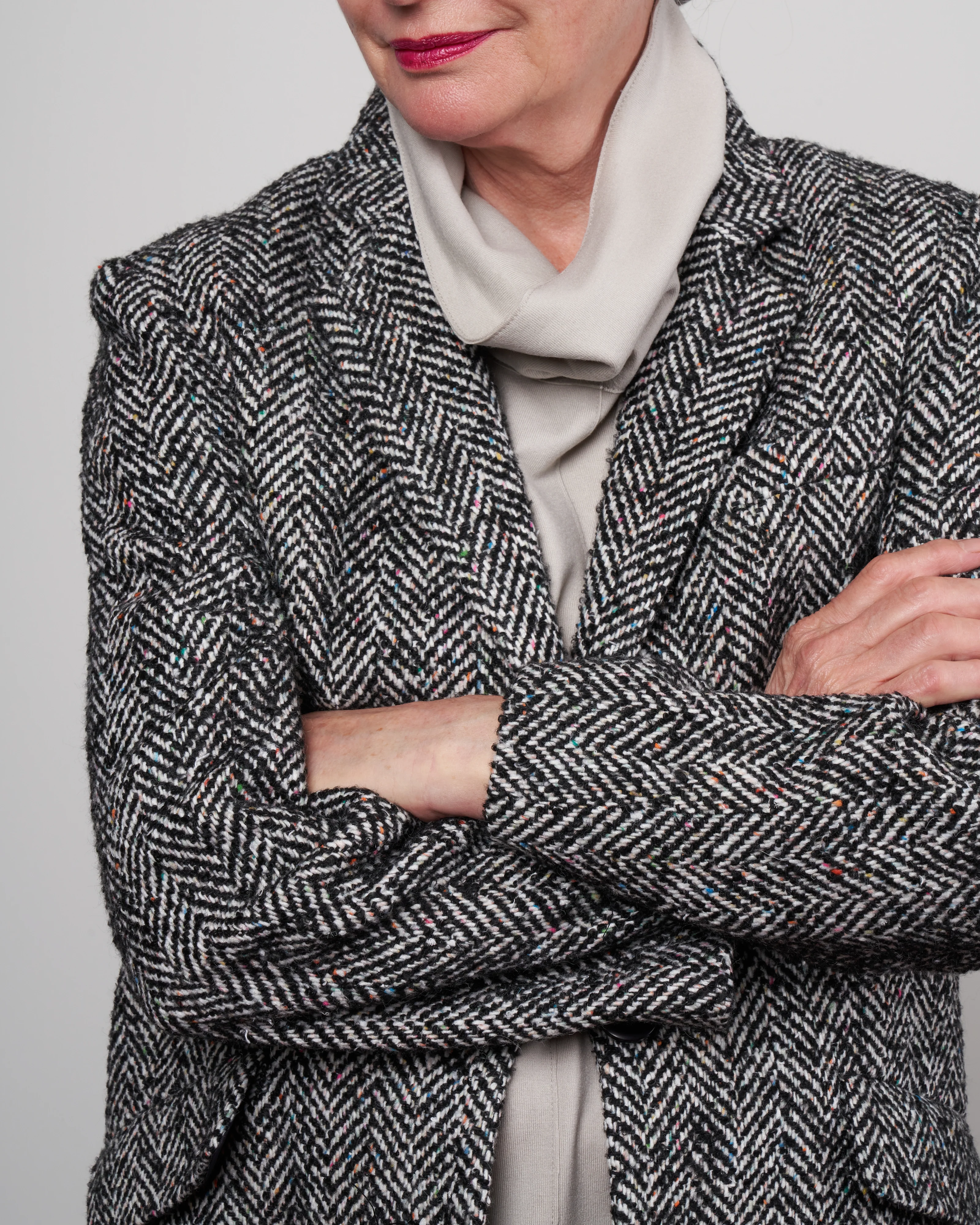 short coat - speckle herringbone - Image 5