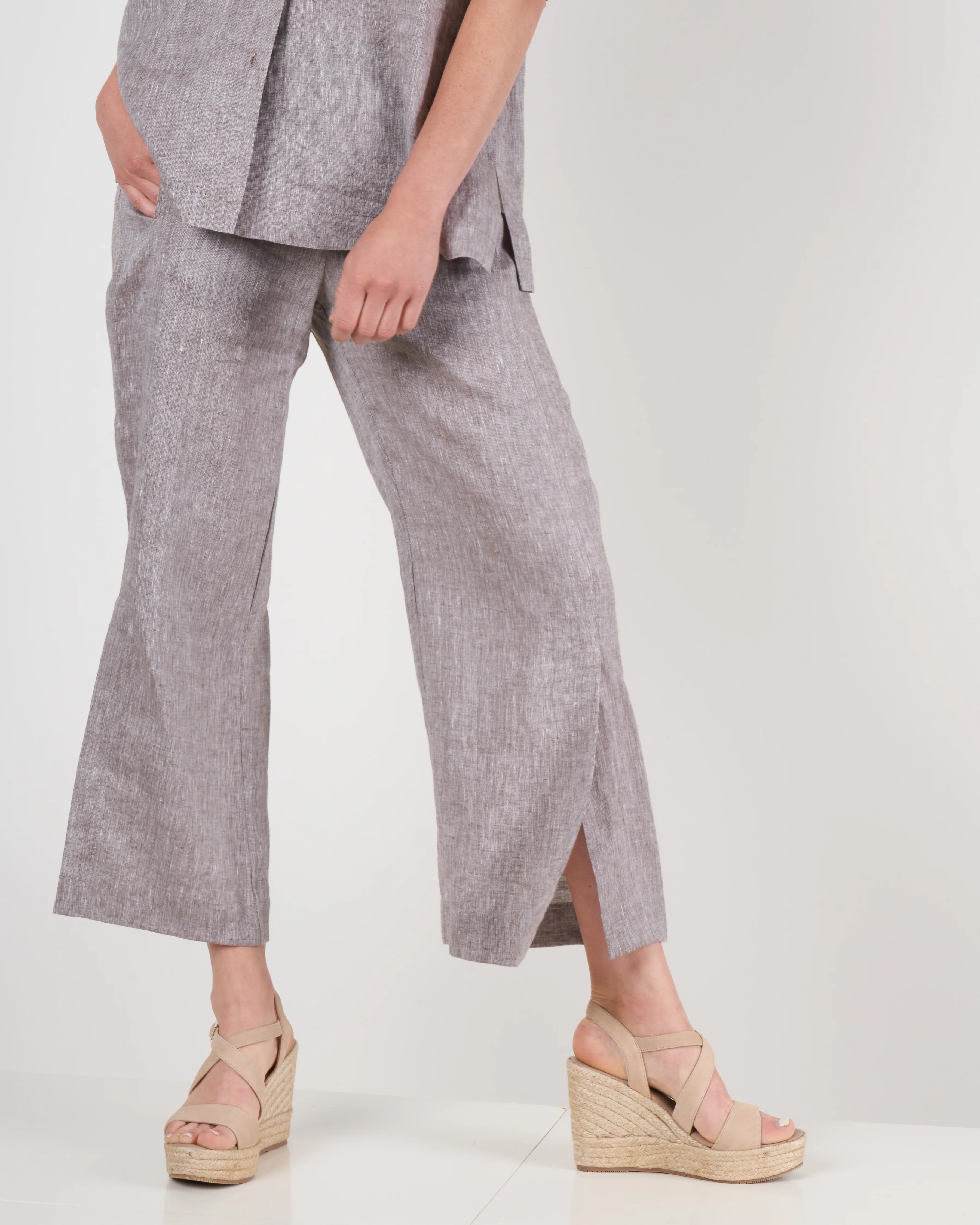 side kick pant - brown - Image 3