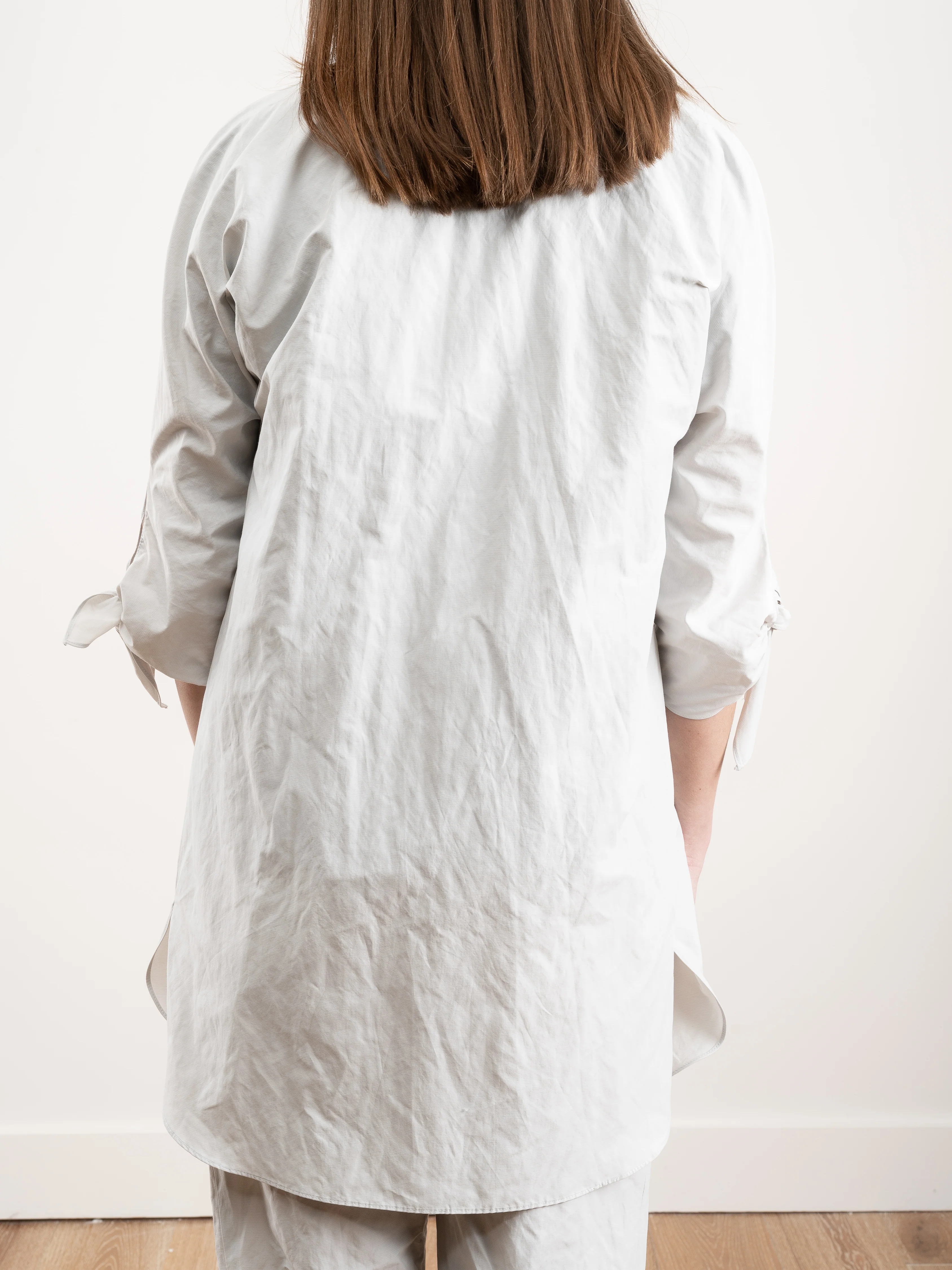 tie sleeve tunic - stone - Image 5