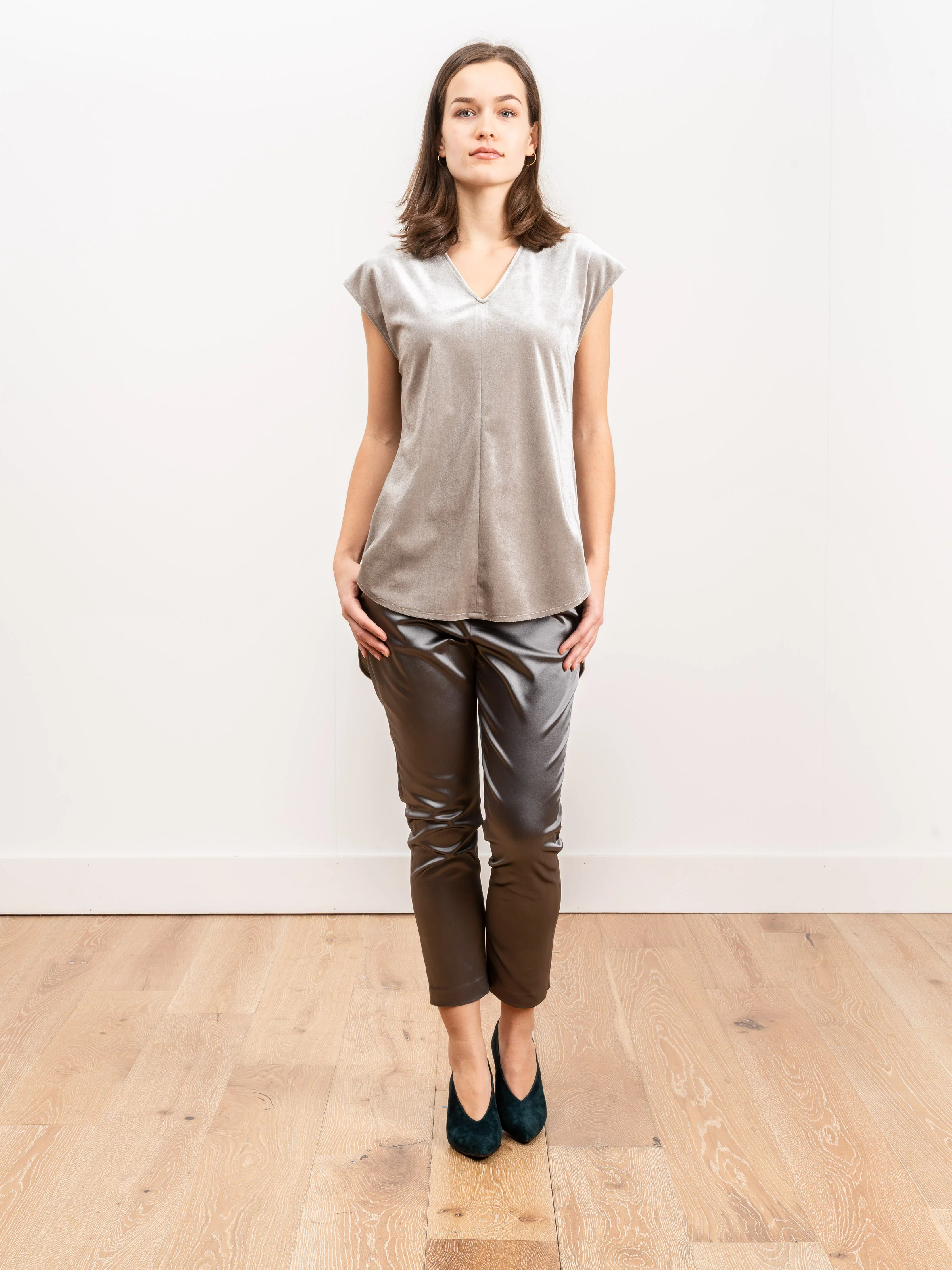 velvet tux tee