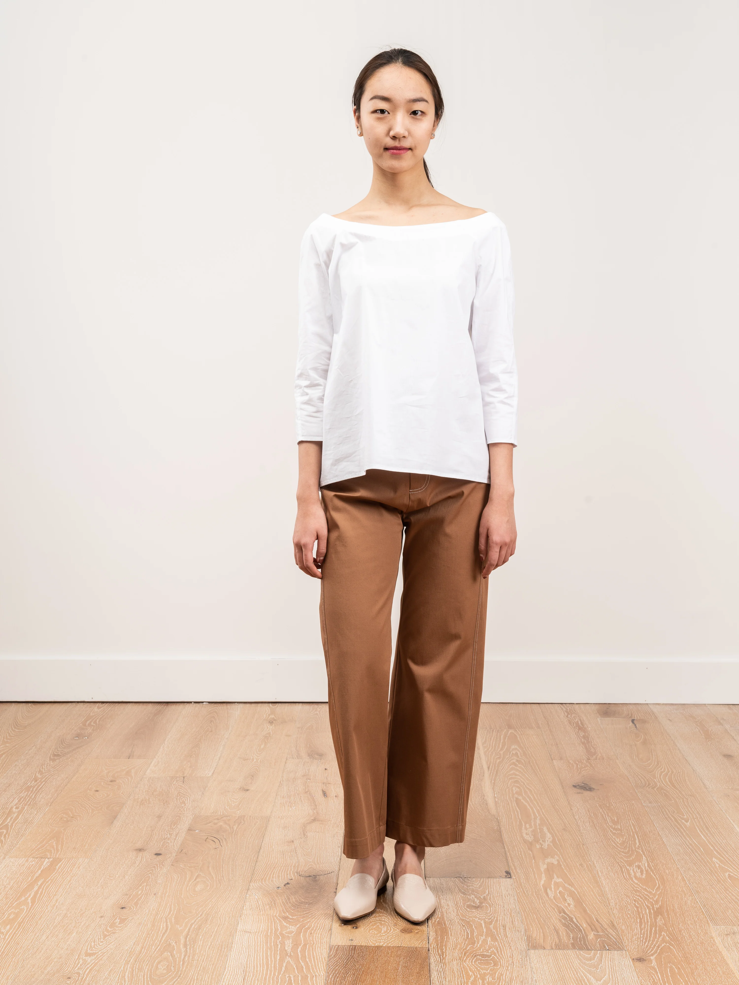 boatneck raglan top