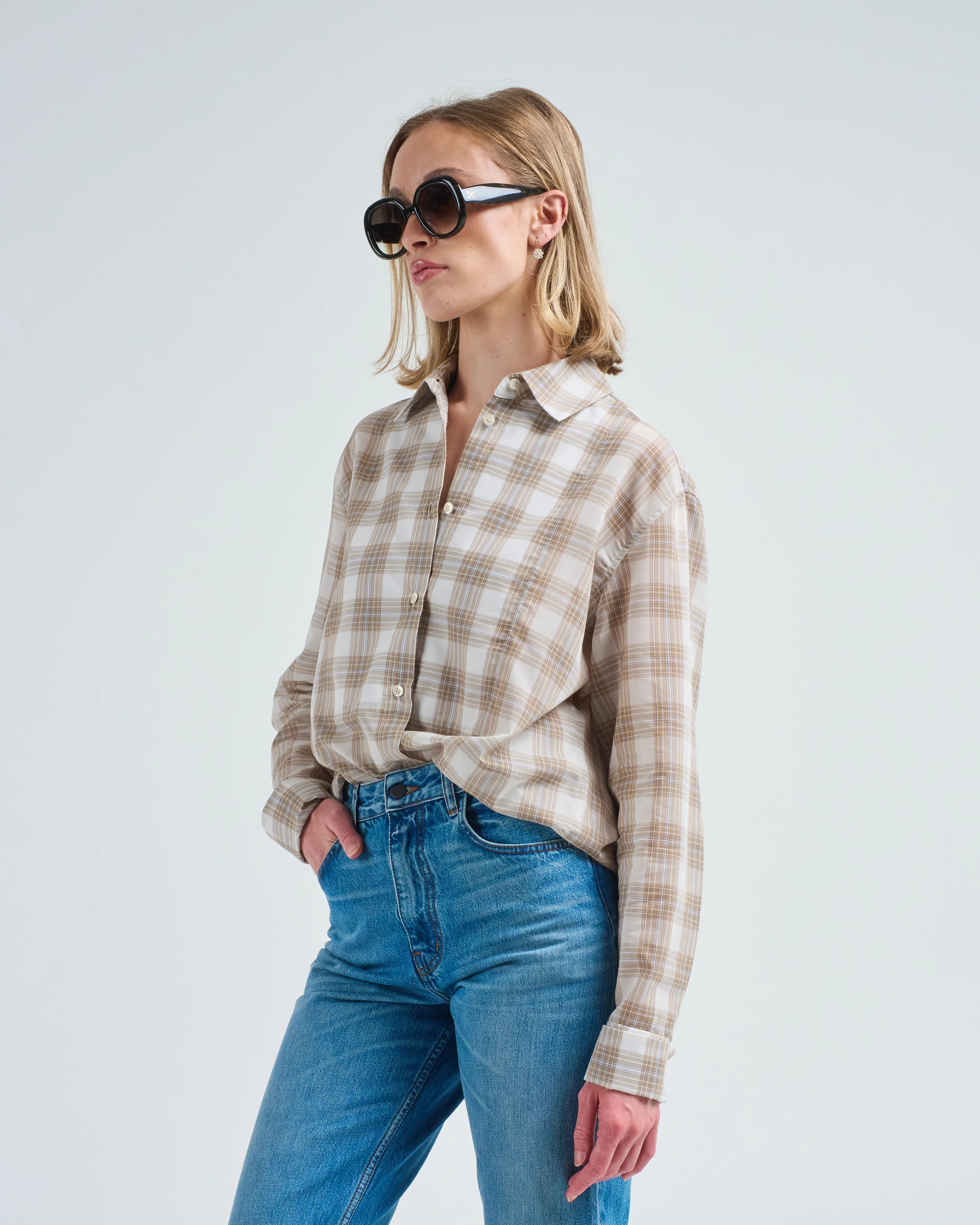 chloe bib button down - Image 3