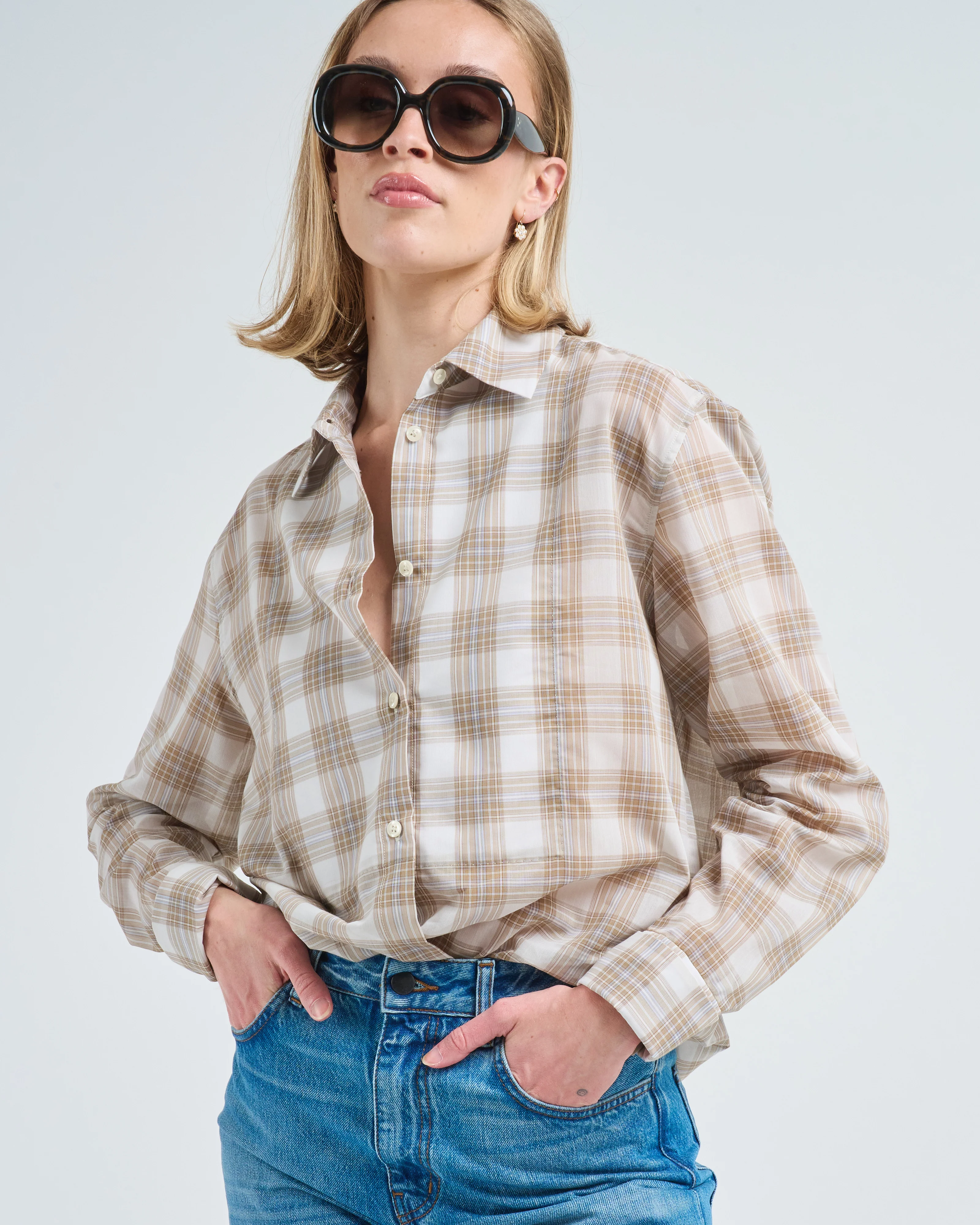 chloe bib button down - Image 5