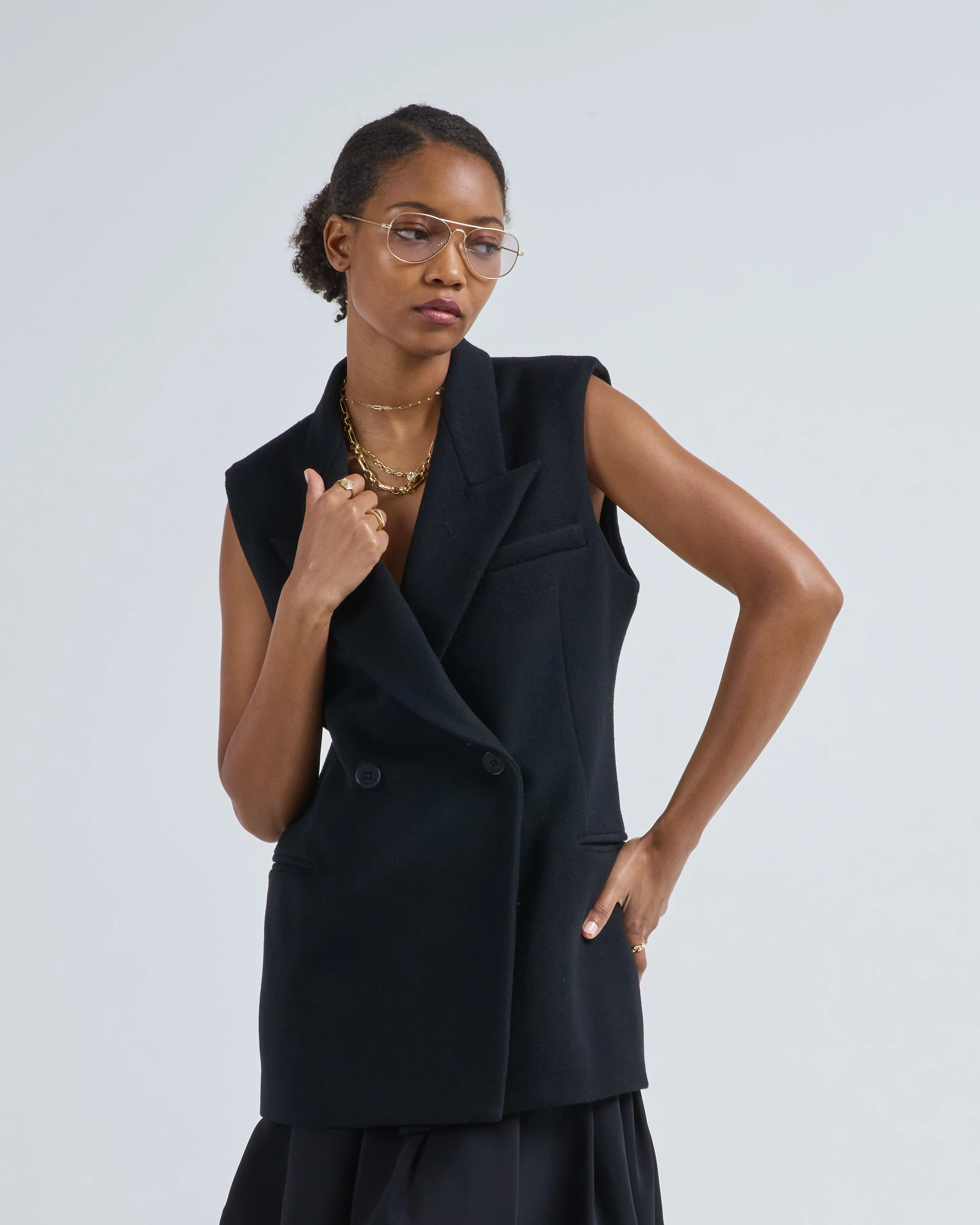 deon sleeveless blazer - Image 2
