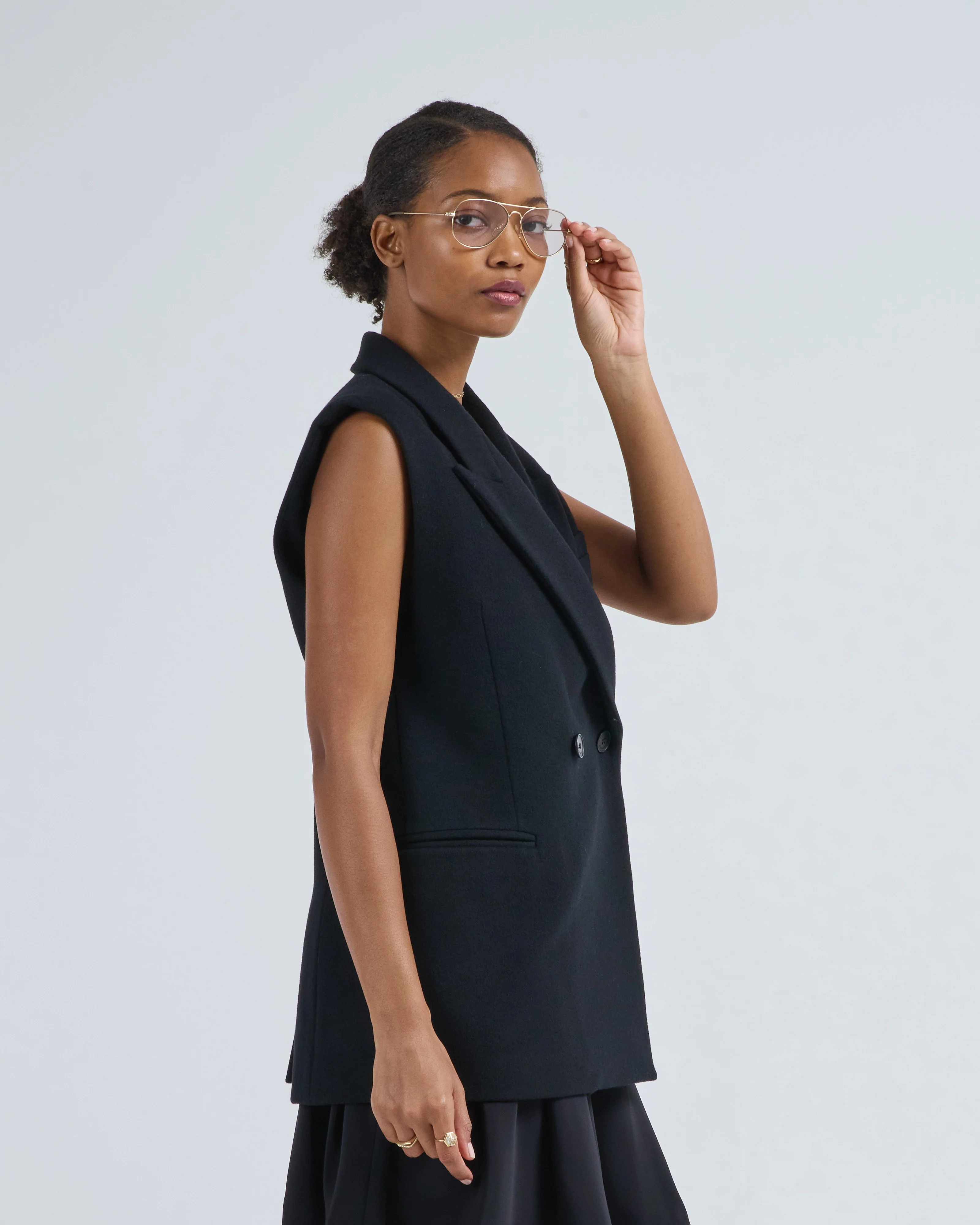 deon sleeveless blazer - Image 3