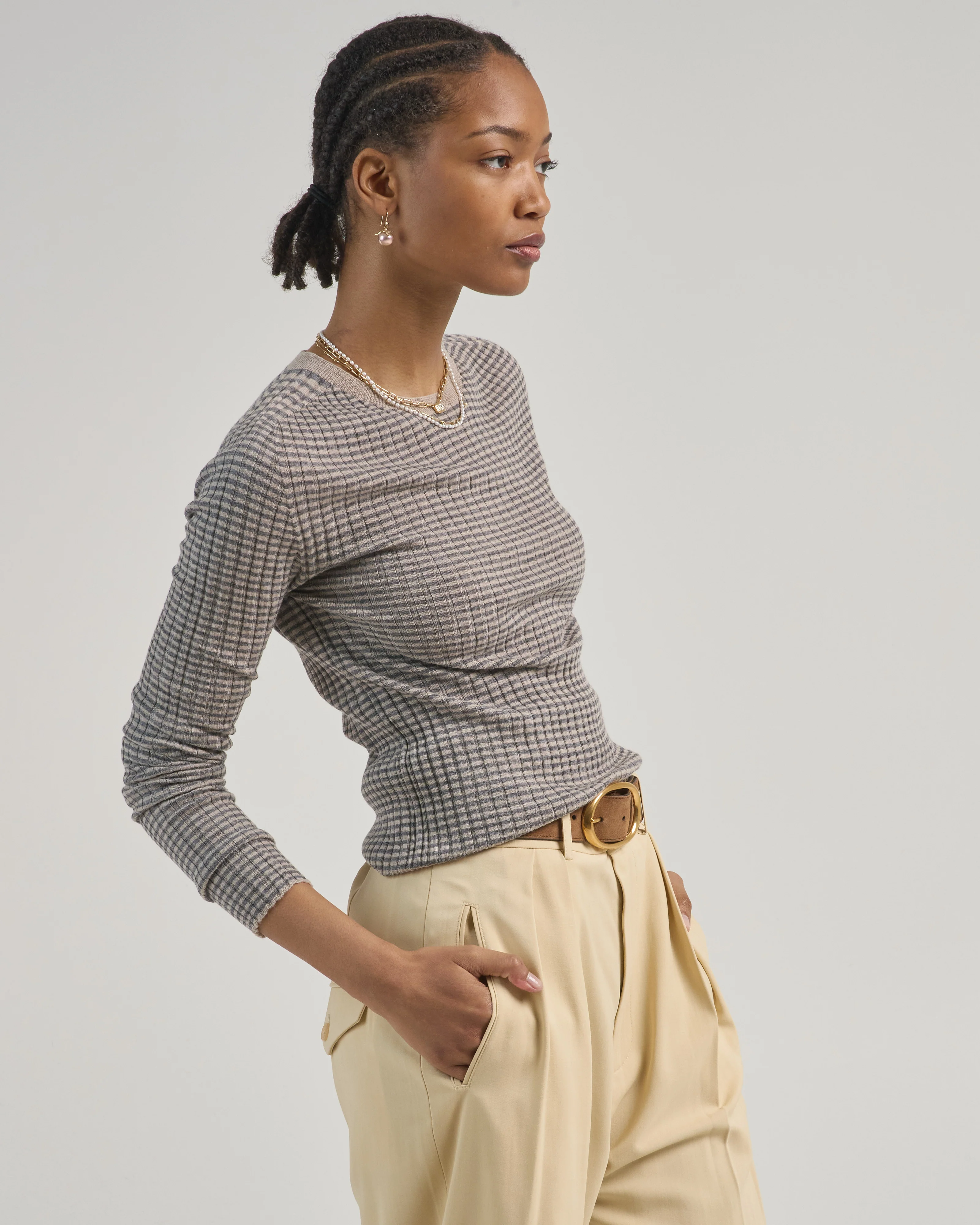 fabi fitted long sleeve shirt - Image 4