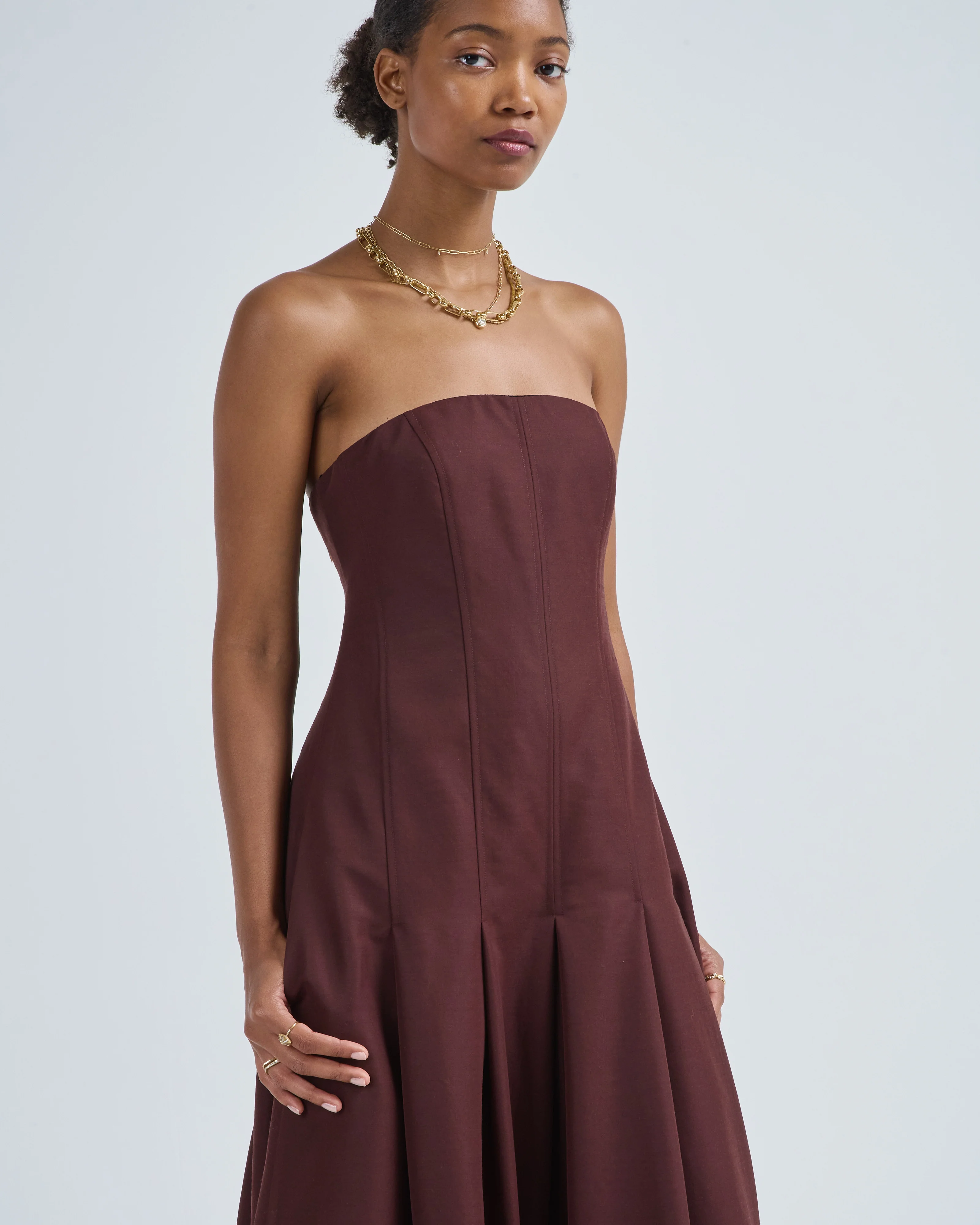 maeve pleated dress - Image 2