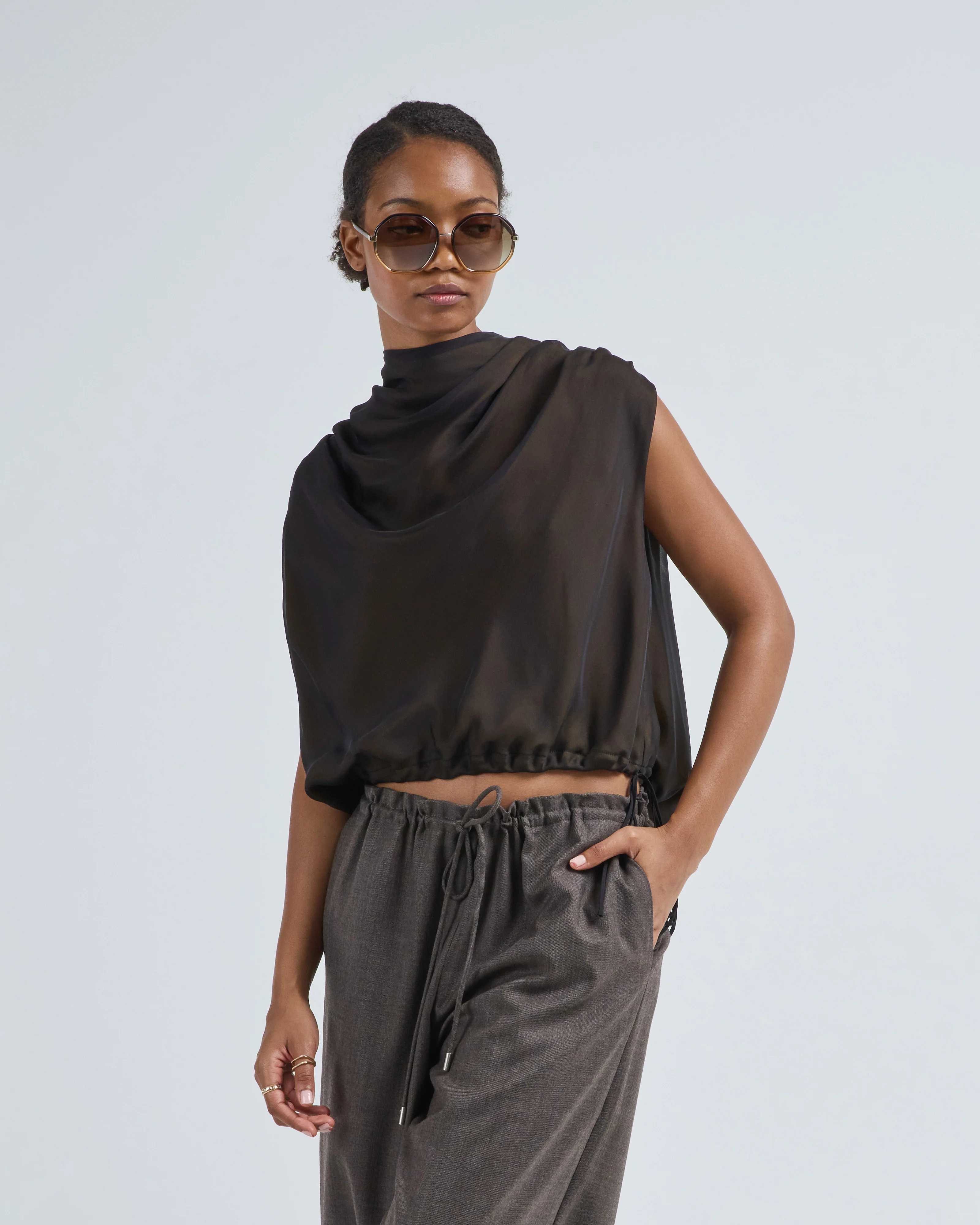 naia draped top - Image 3