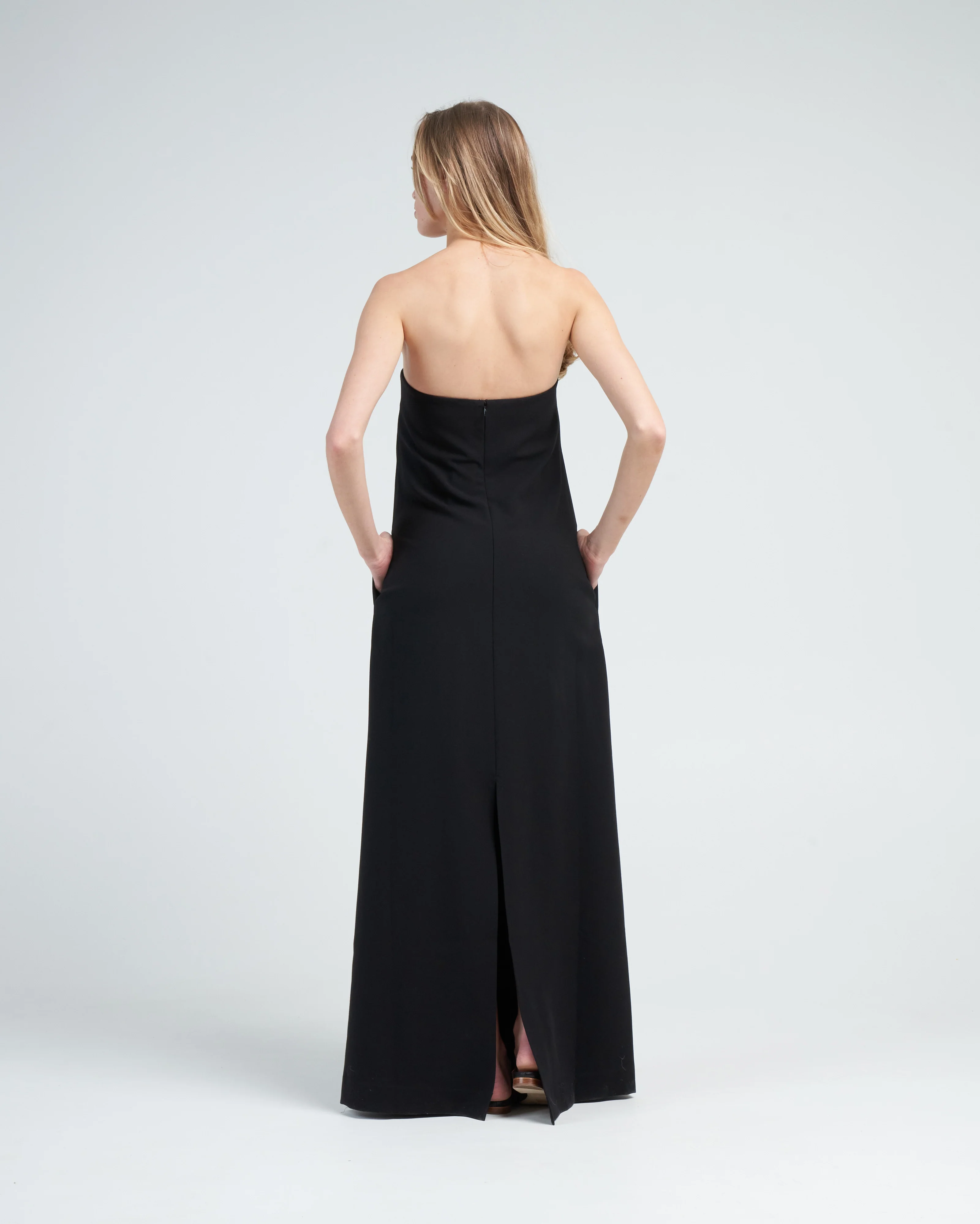 petra strapless gown - black - Image 4