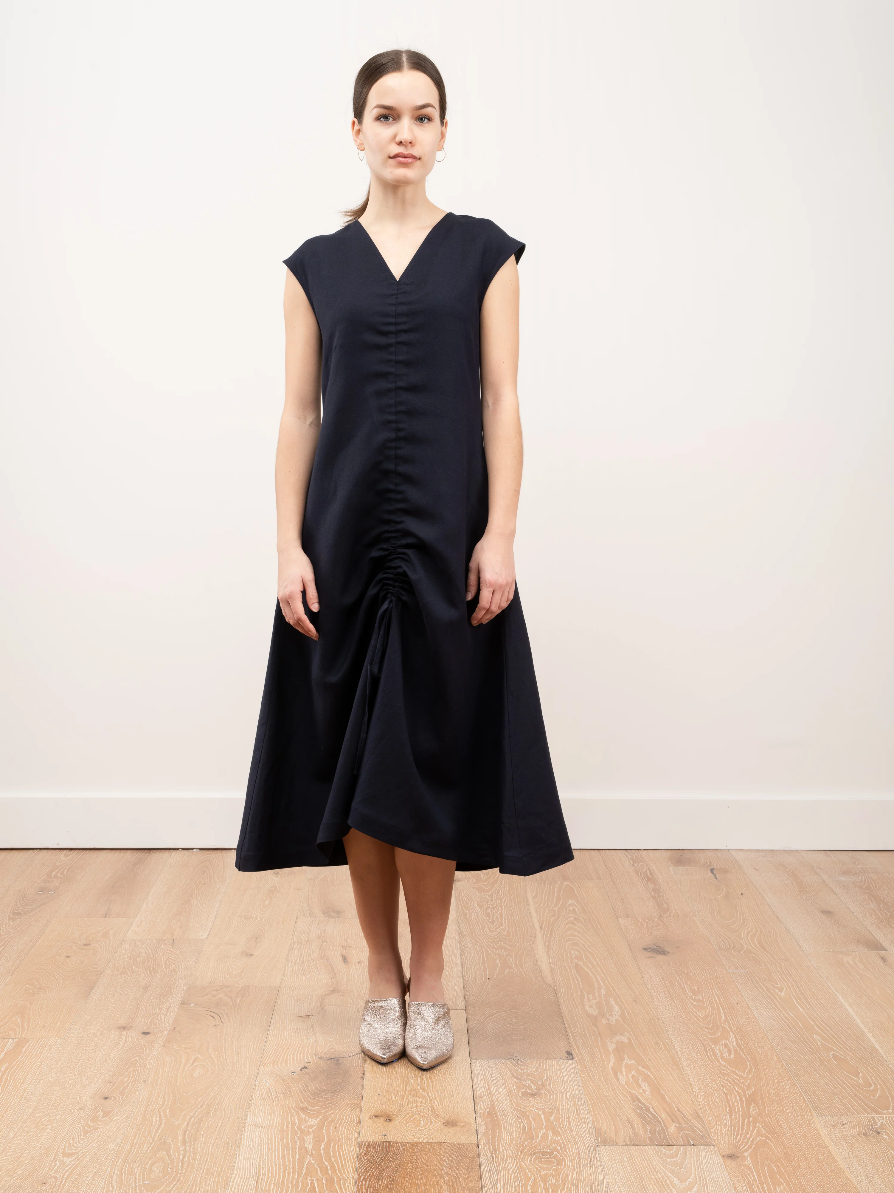 ruched front dress - Image 2