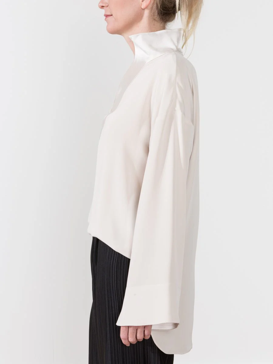 tuxedo tunic - oyster - Image 3