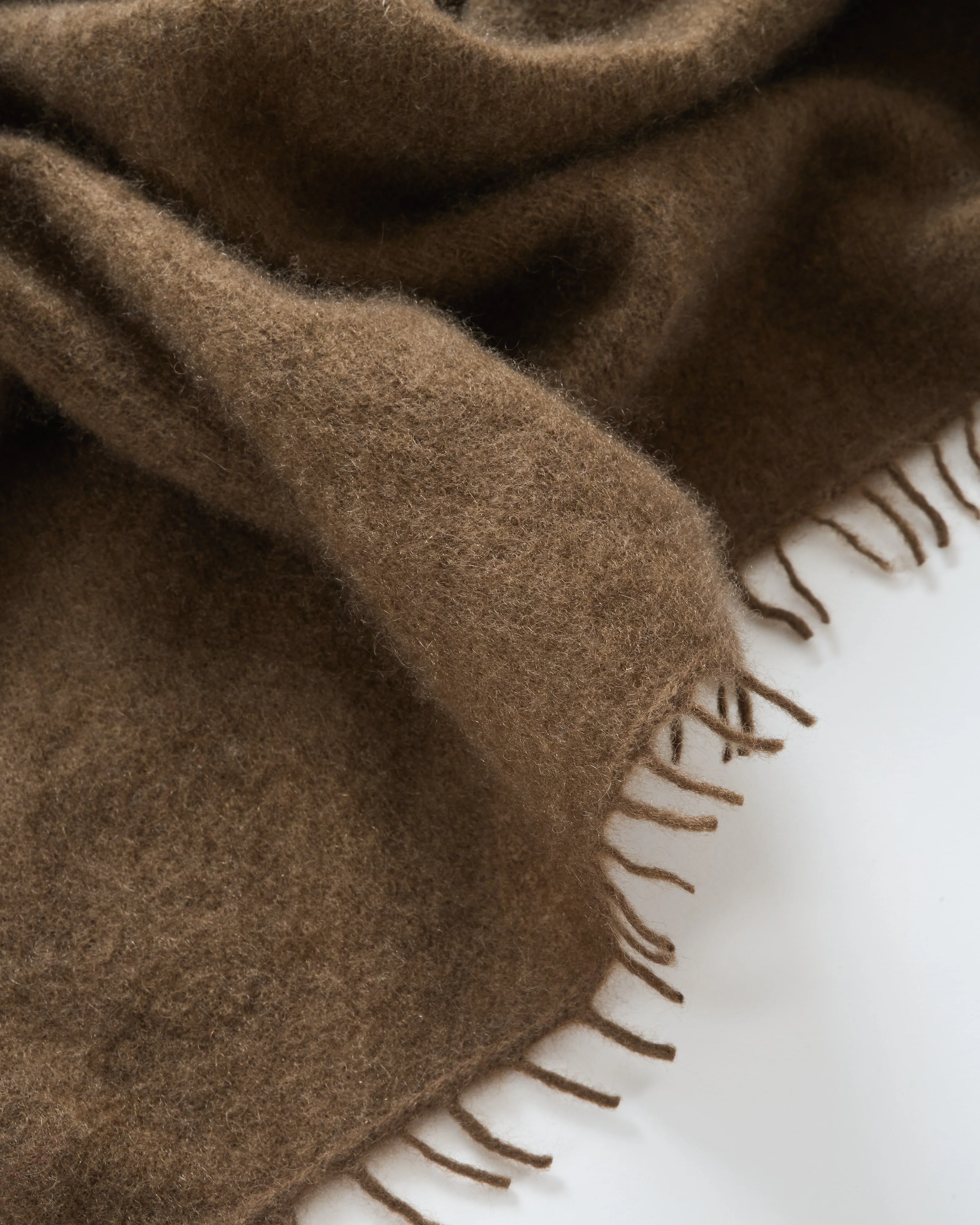 felted cashmere triangle scarf - Image 2