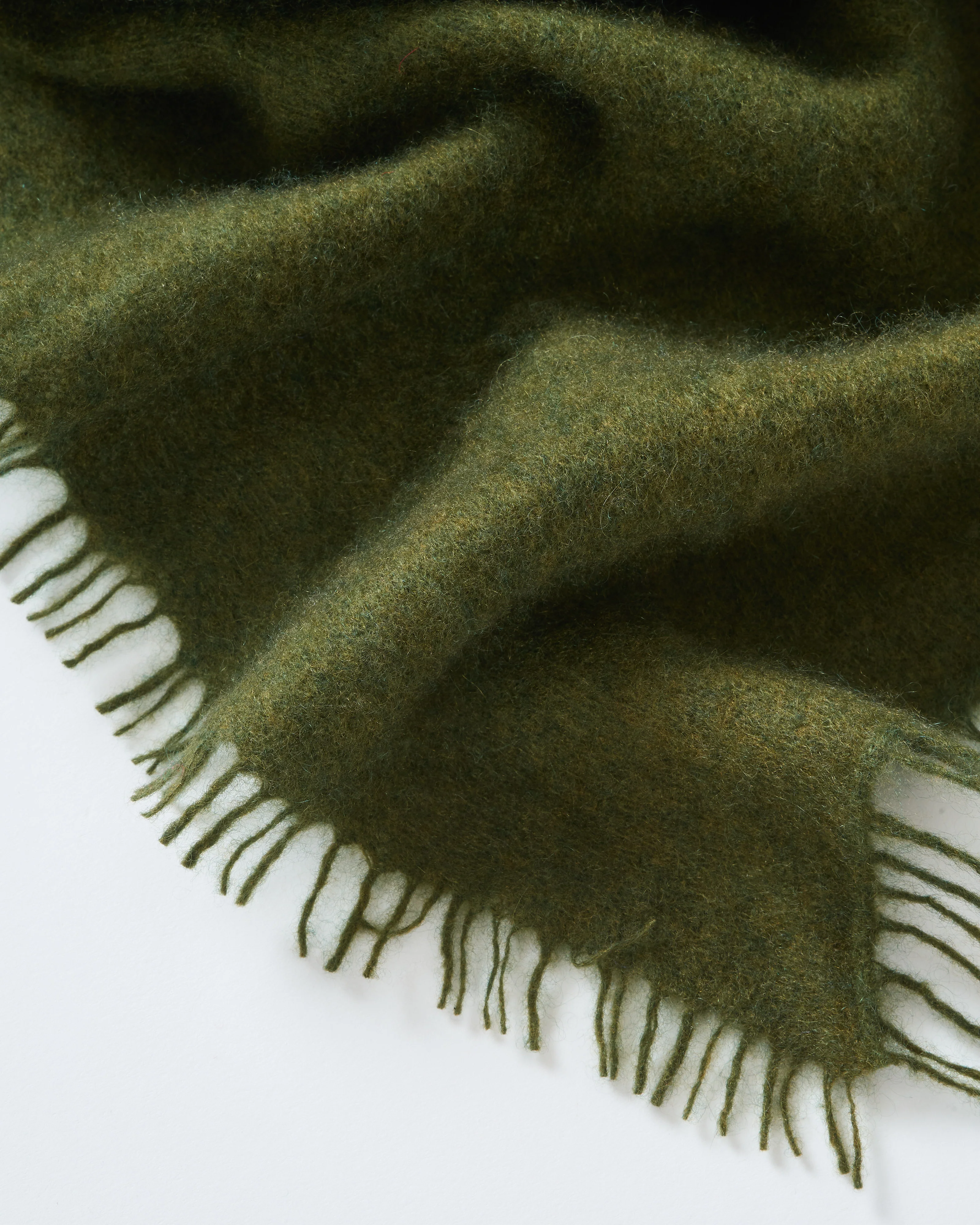 felted cashmere triangle scarf - Image 2