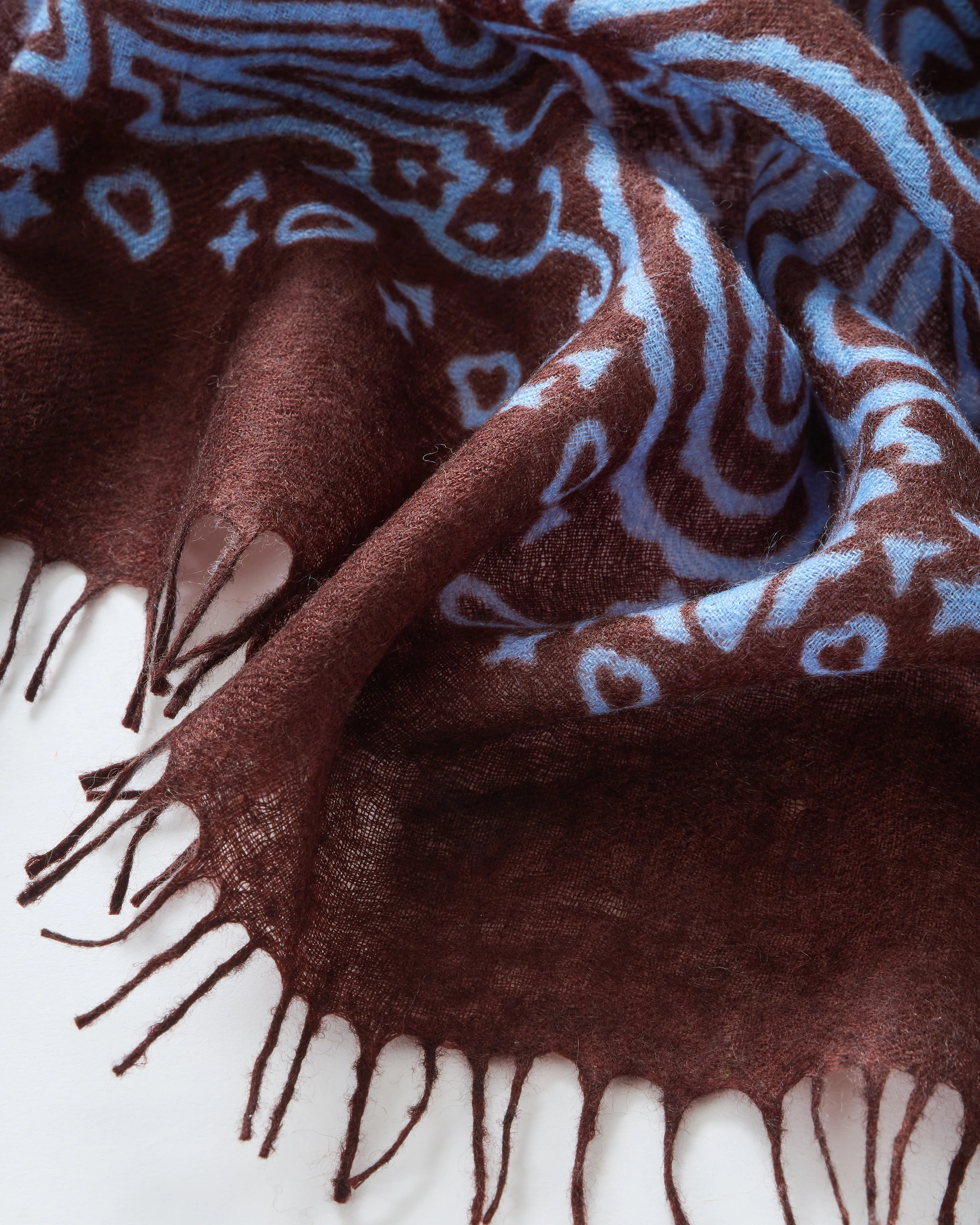 two tone cashmere scarf - Image 2