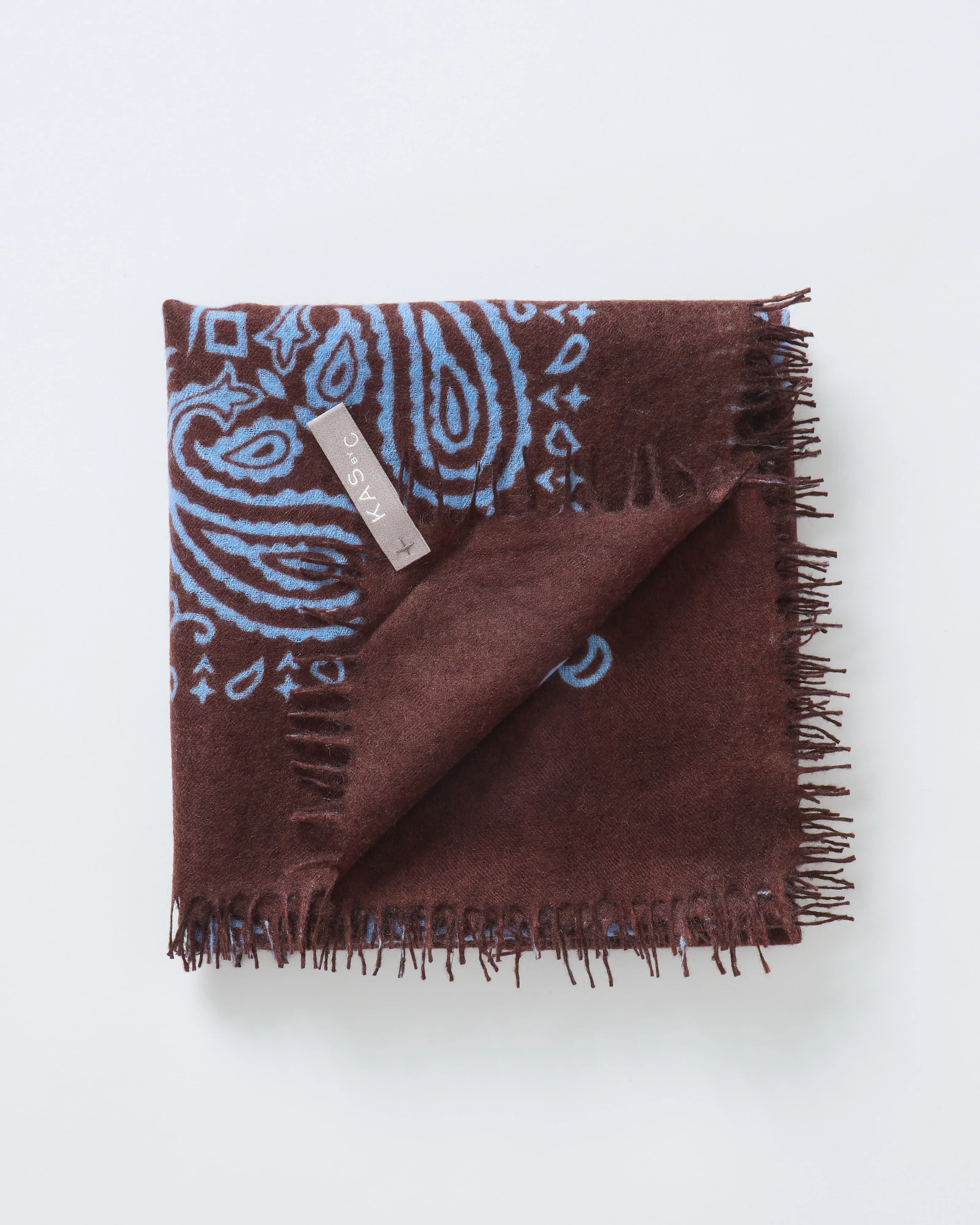 two tone cashmere scarf - Image 3