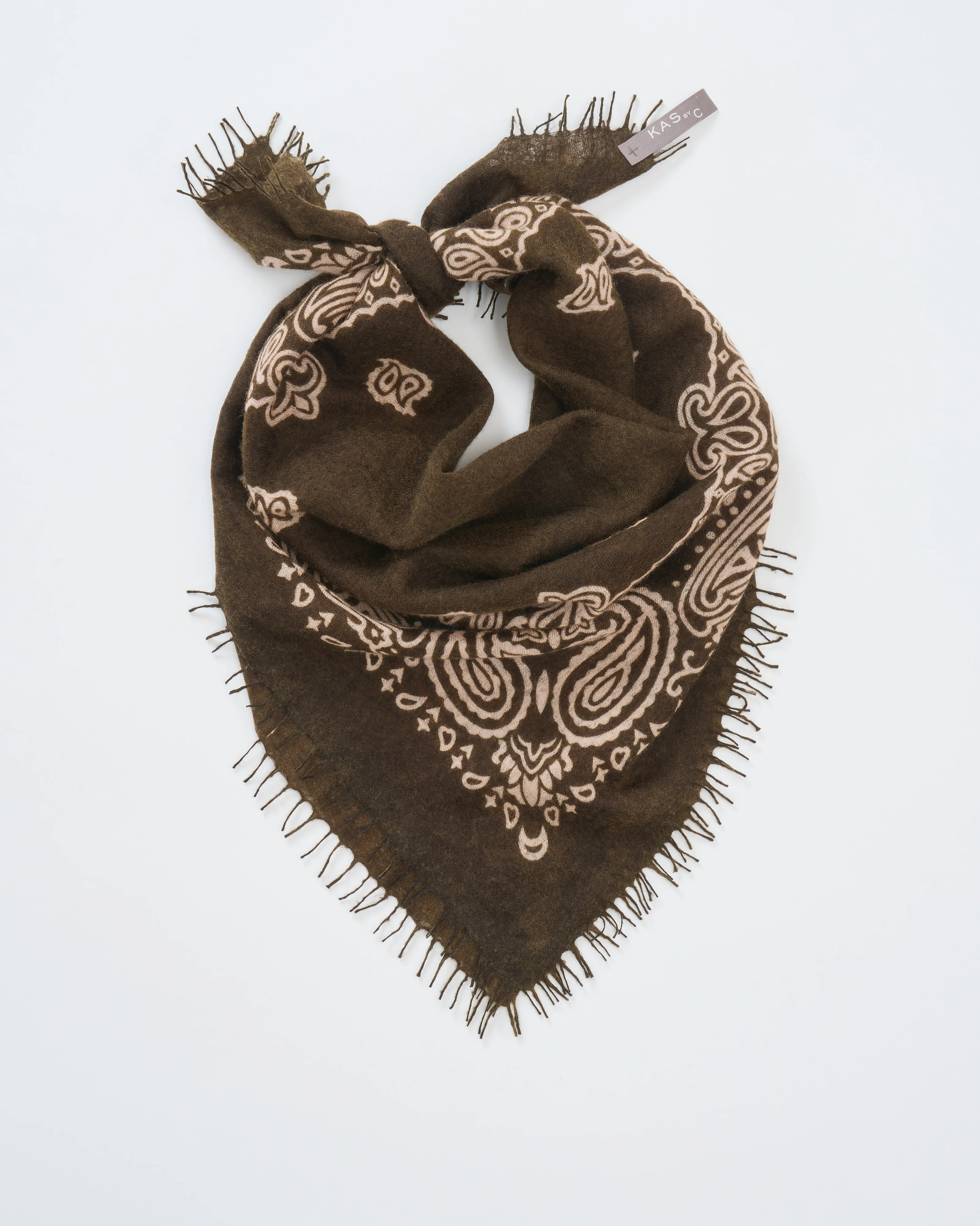 two tone cashmere scarf