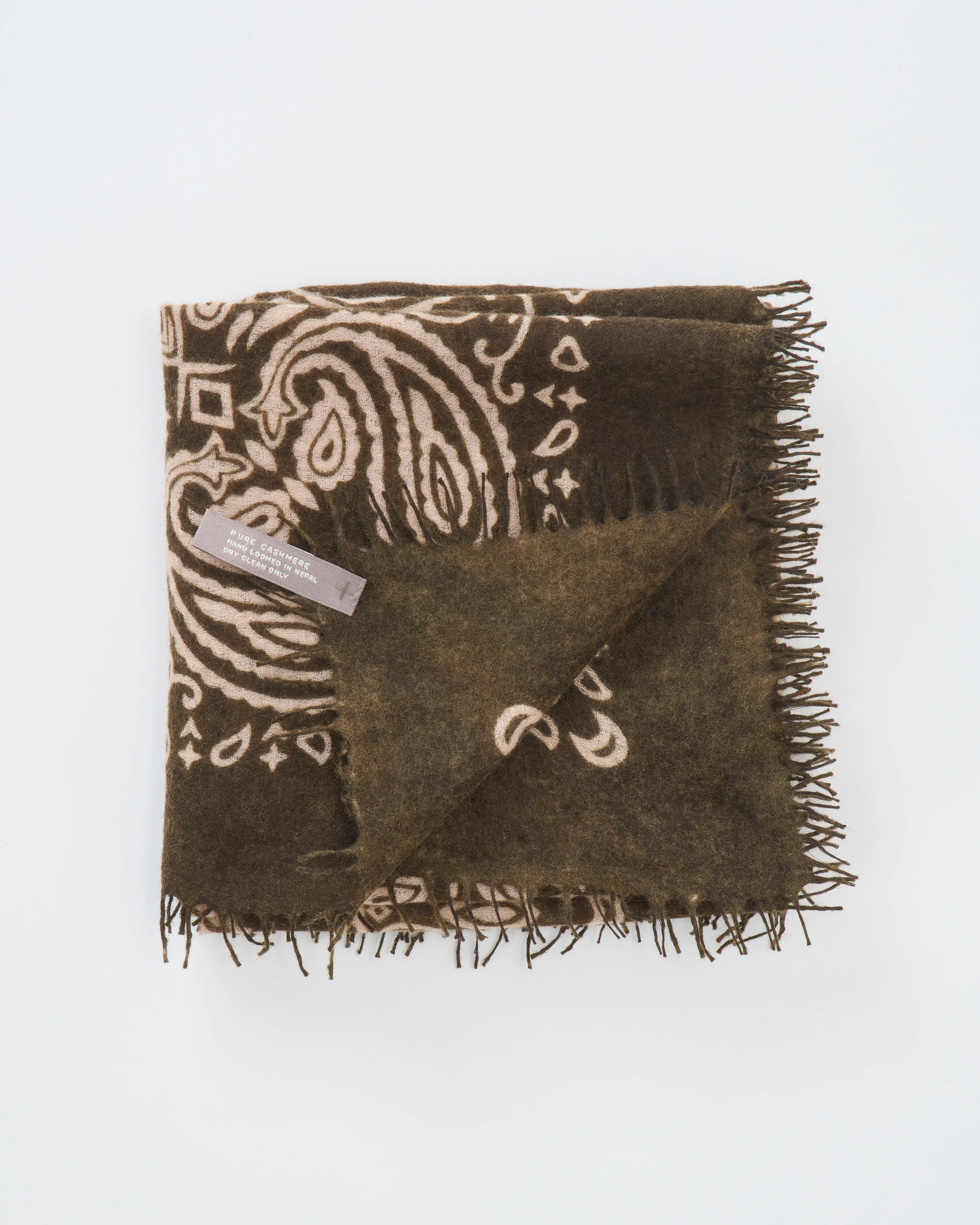 two tone cashmere scarf - Image 4