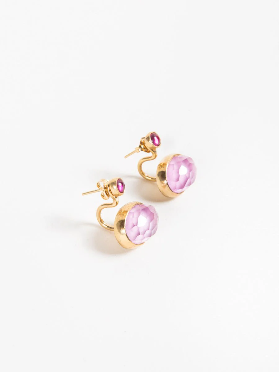 double ruby earrings - Image 2