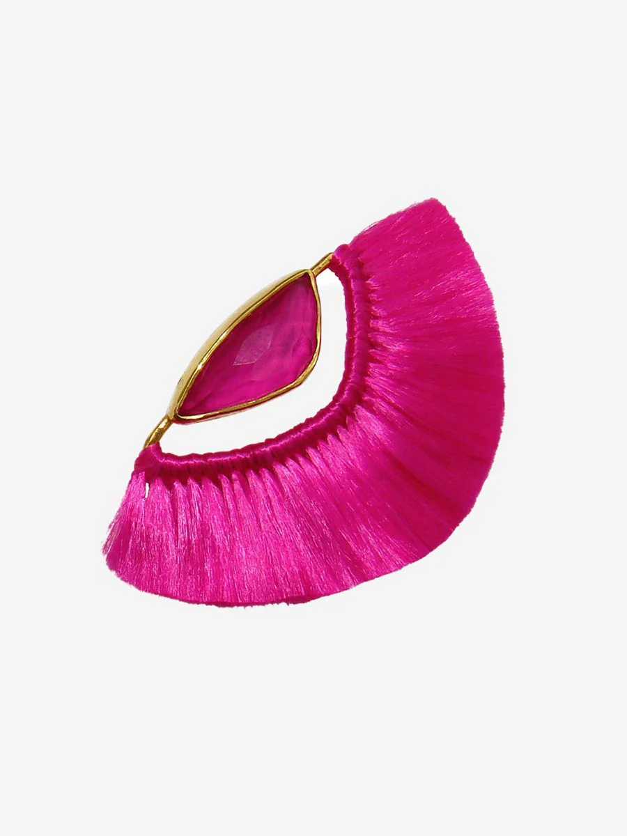 mini pink butterfly earrings - Image 2
