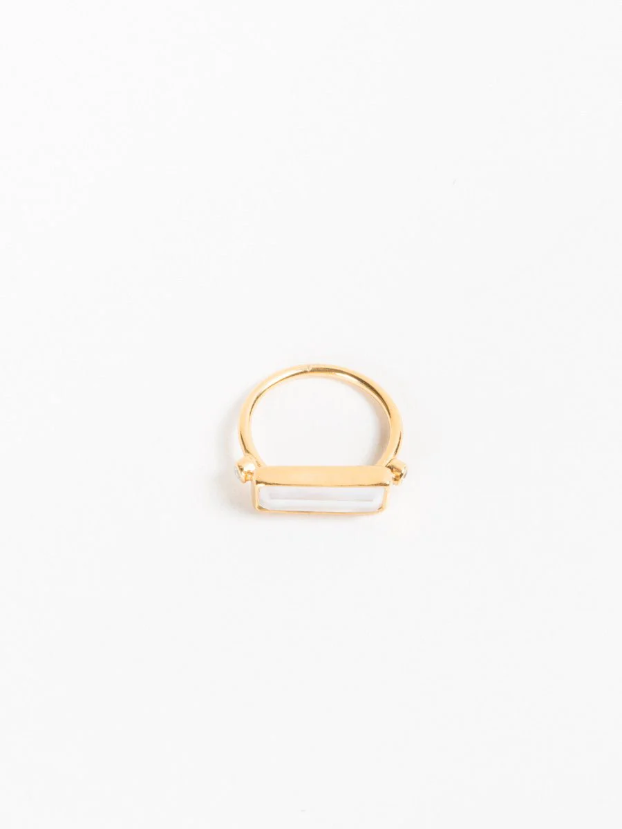 mother of pearl ring - Image 3
