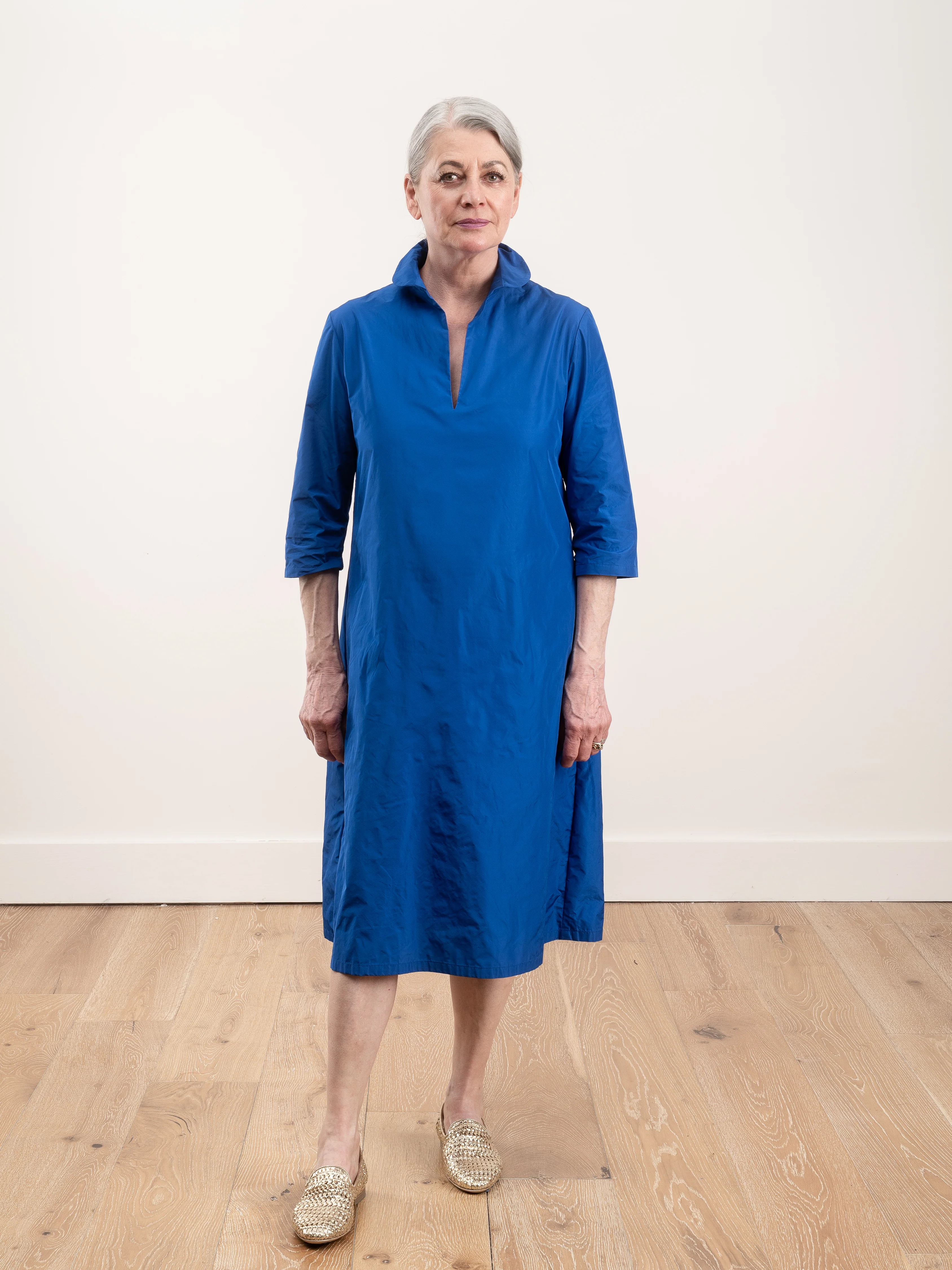 3/4 sleeve dress - electric - Image 2