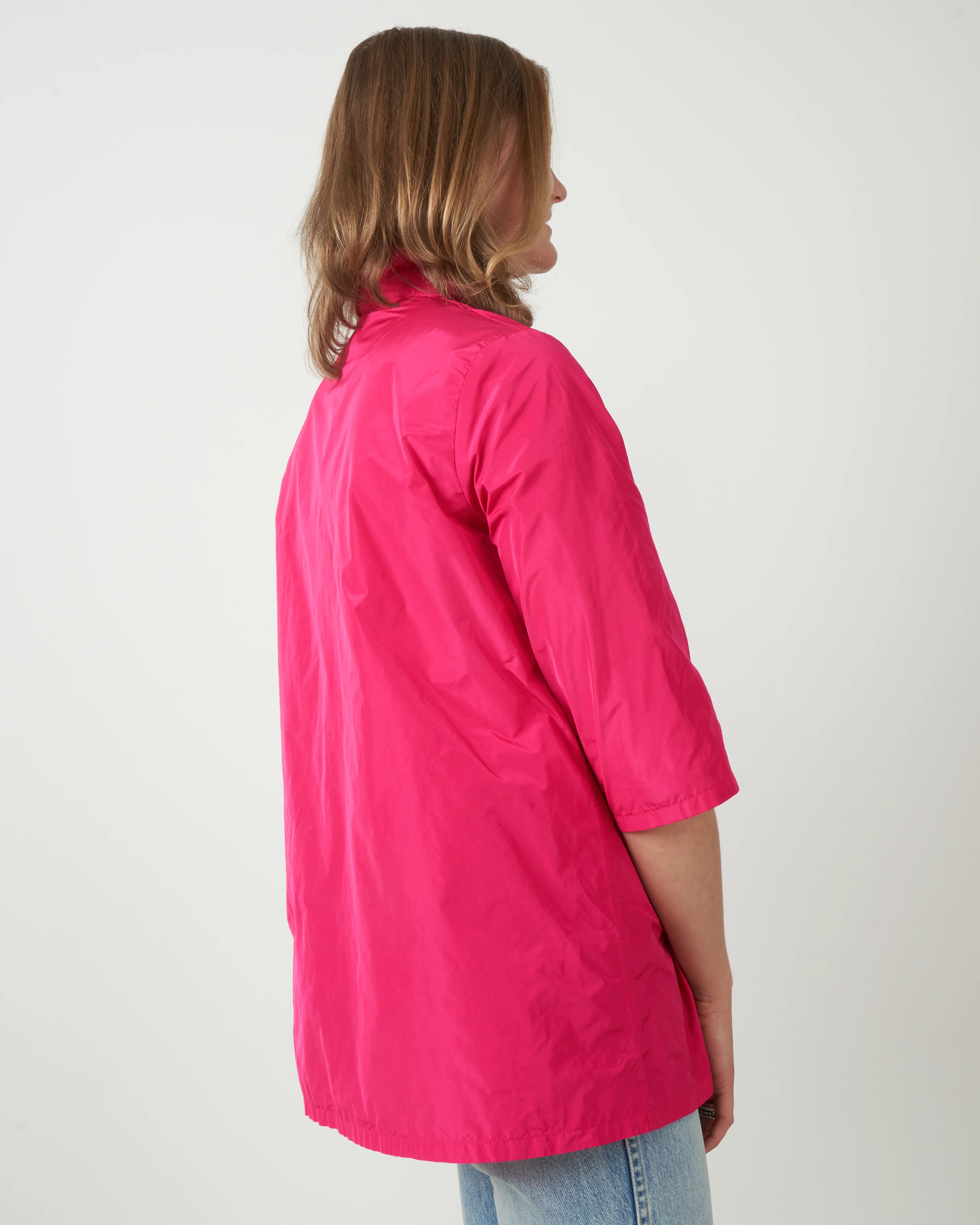 3/4 slv a-line blouse - pink - Image 2