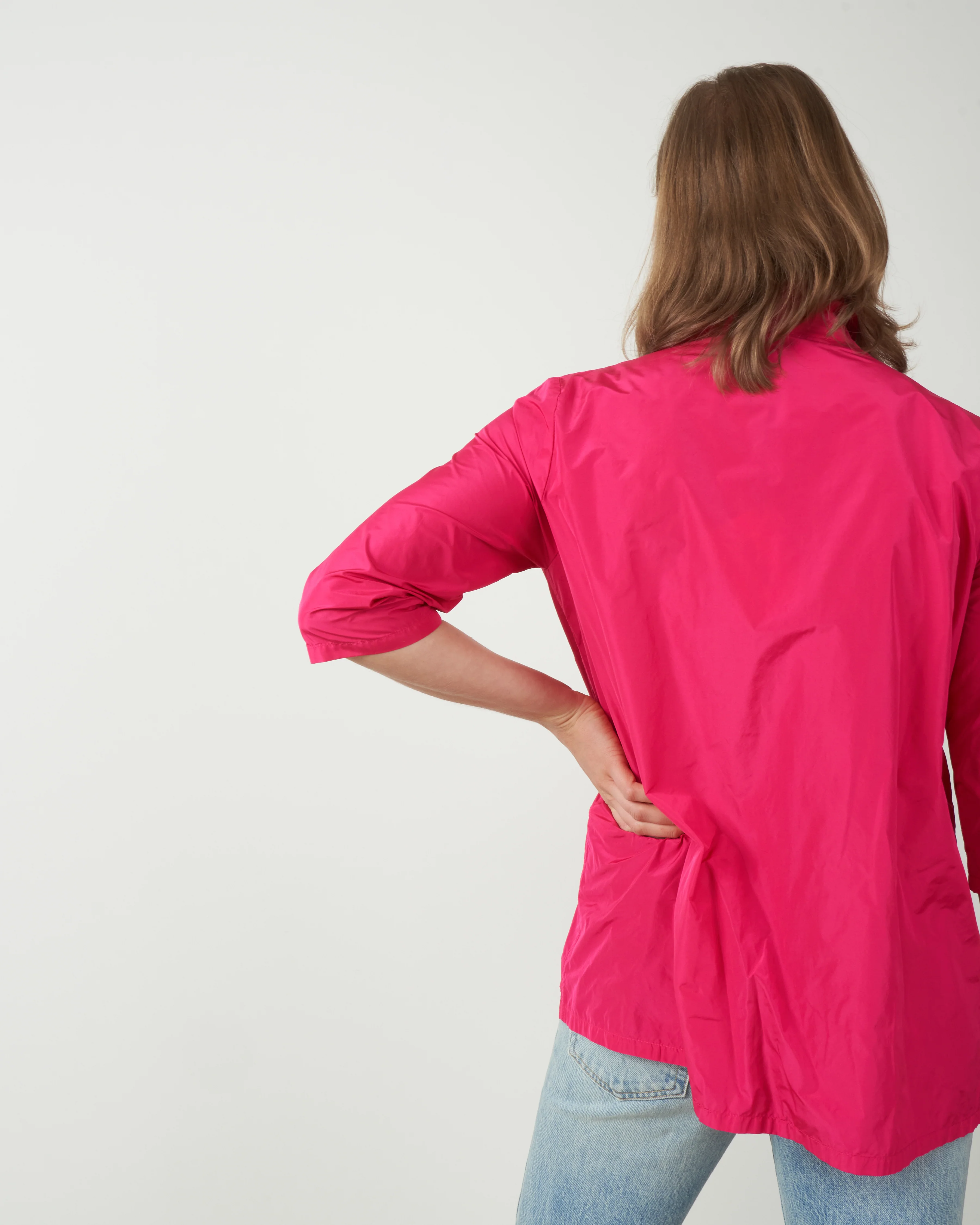 3/4 slv a-line blouse - pink - Image 3