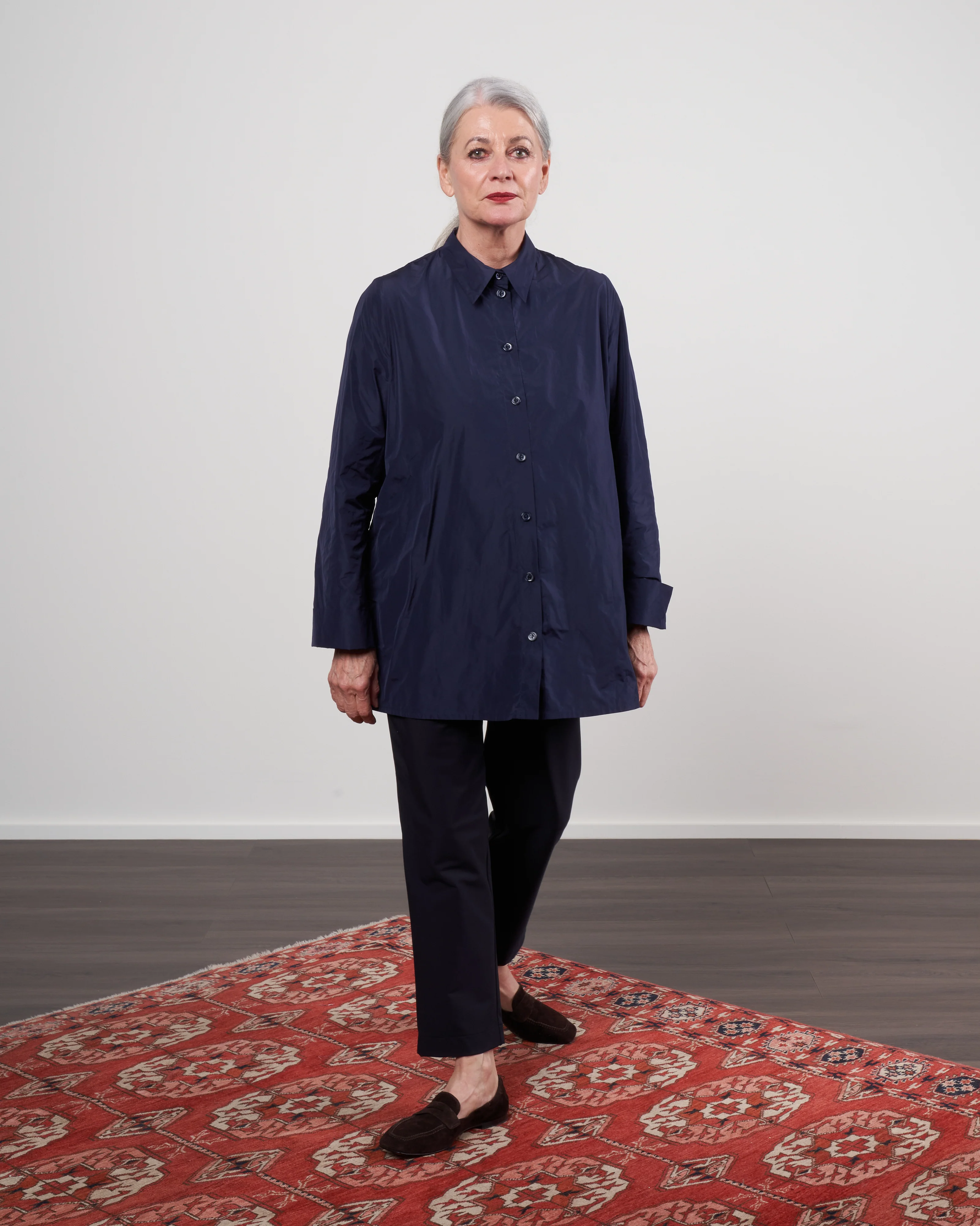 bluse falte - bluette - Image 2