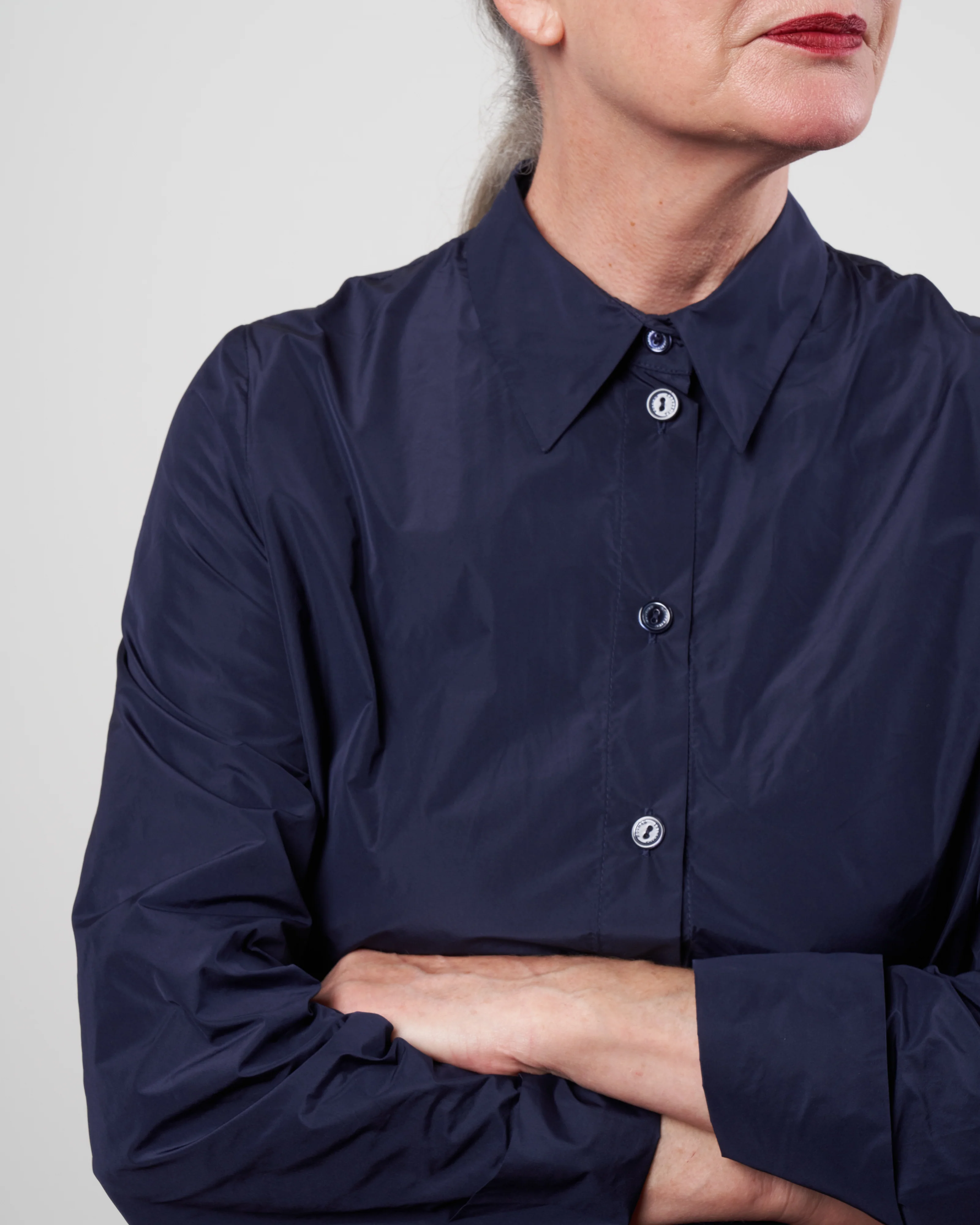 bluse falte - bluette - Image 4