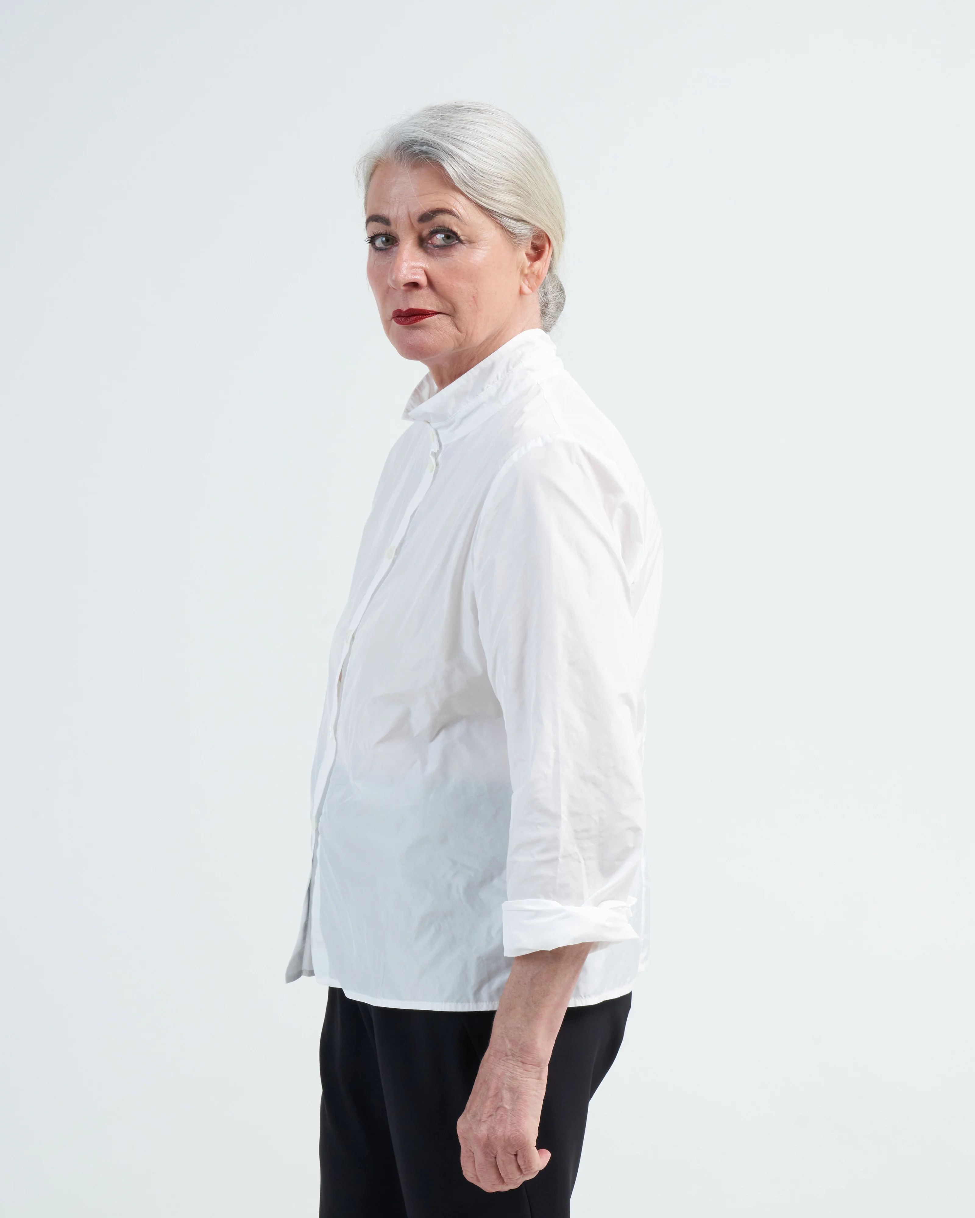 business blouse - white - Image 3