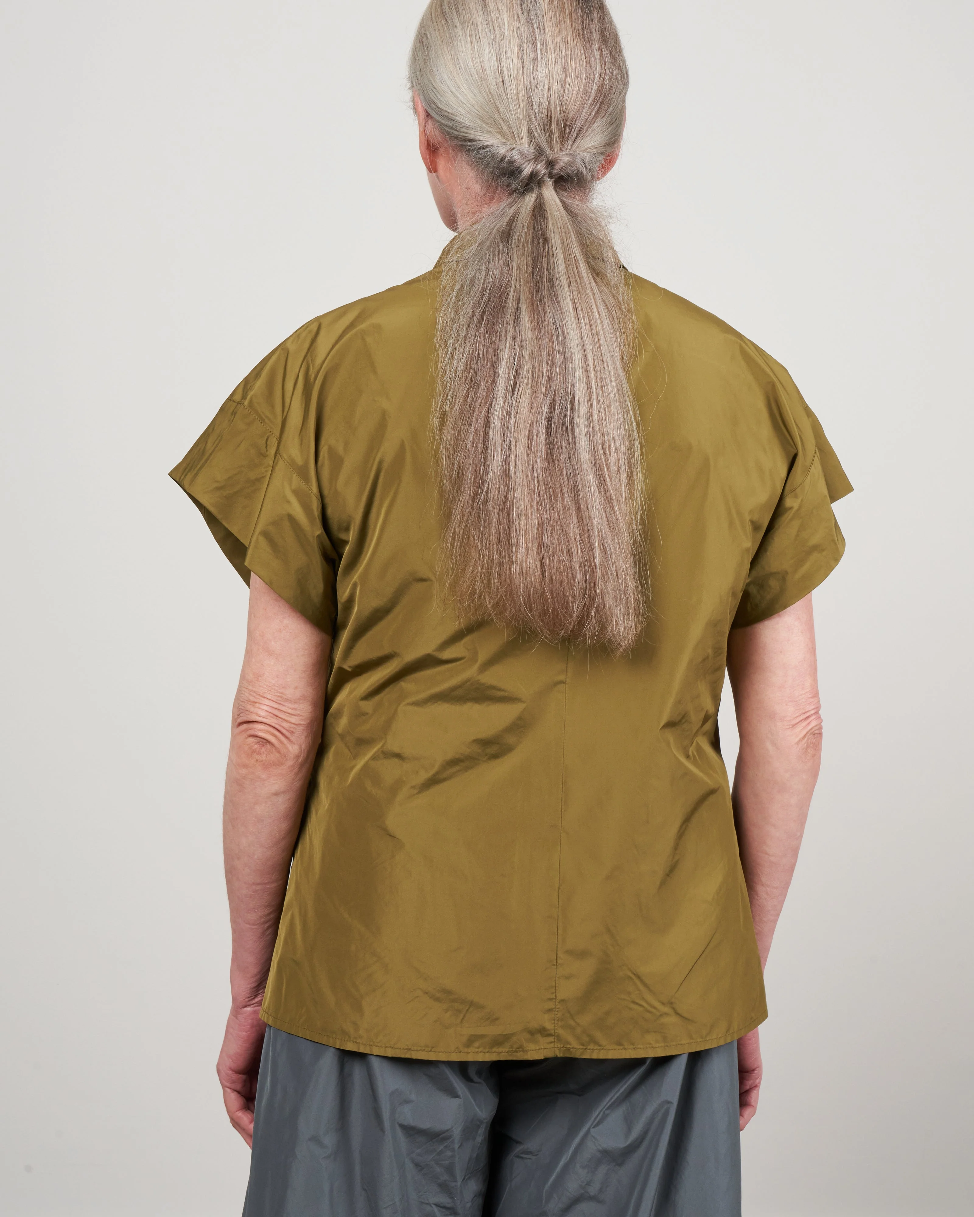 cap sleeve boxy top - lentil - Image 3