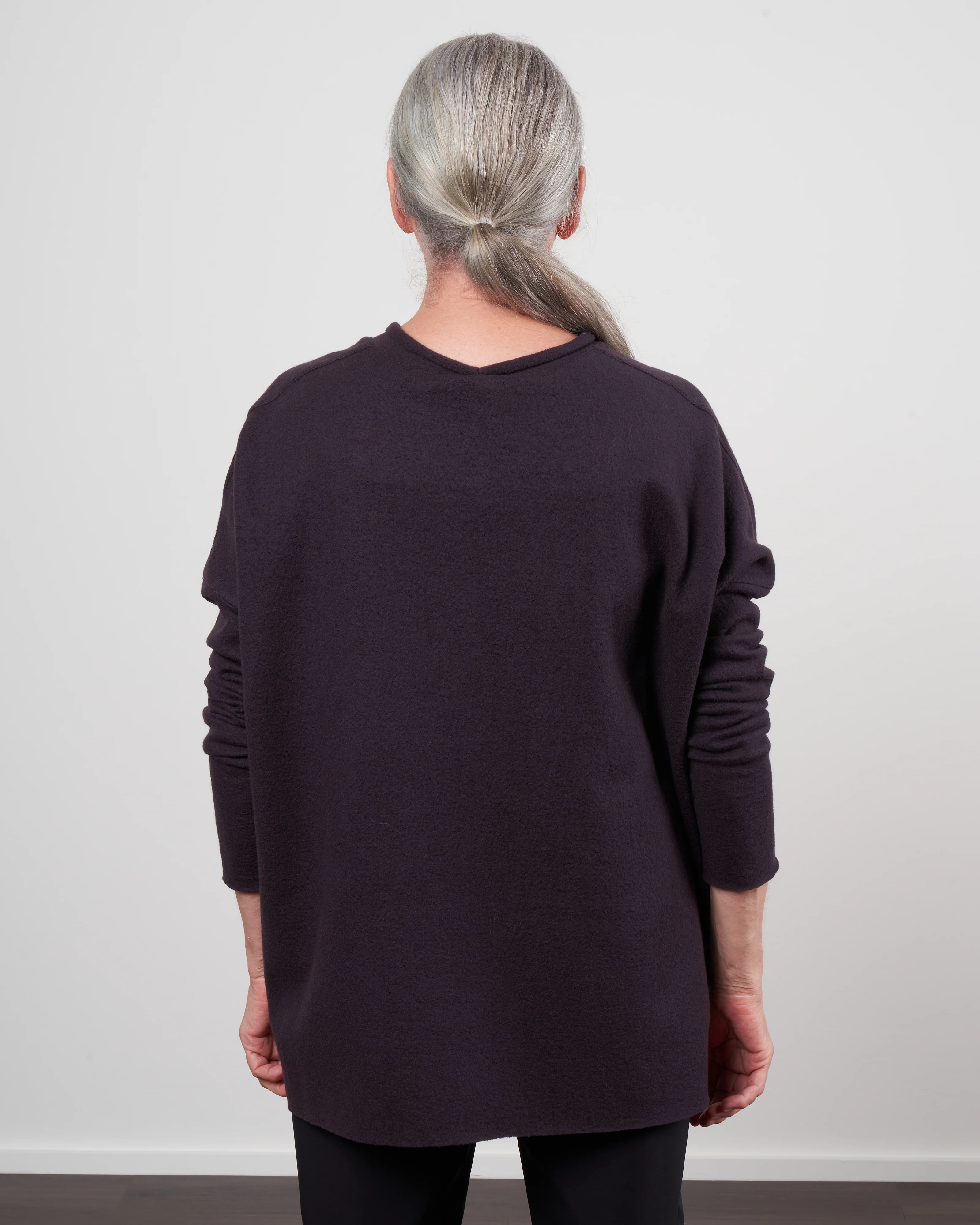 cooked wool v-pulli - balsamico - Image 3