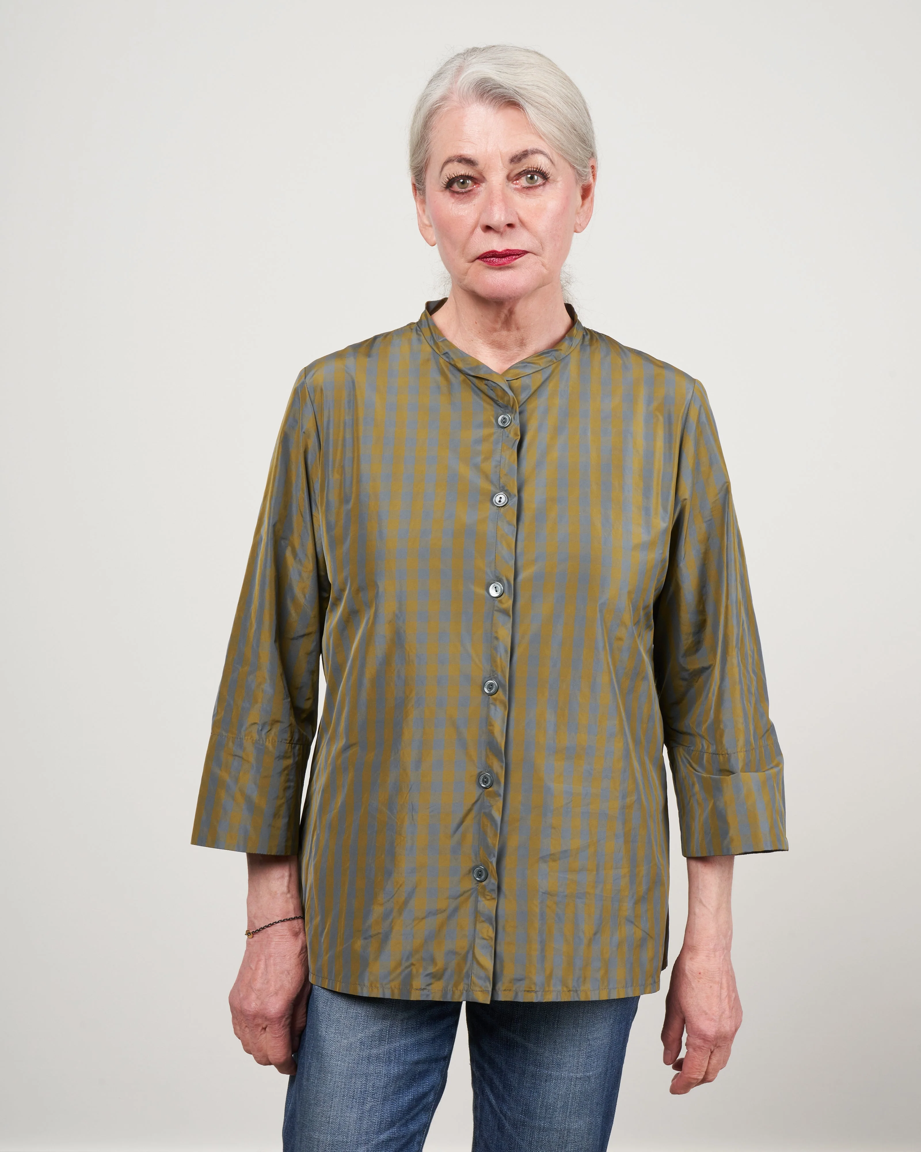 roundneck button up top - aspalenti - Image 2