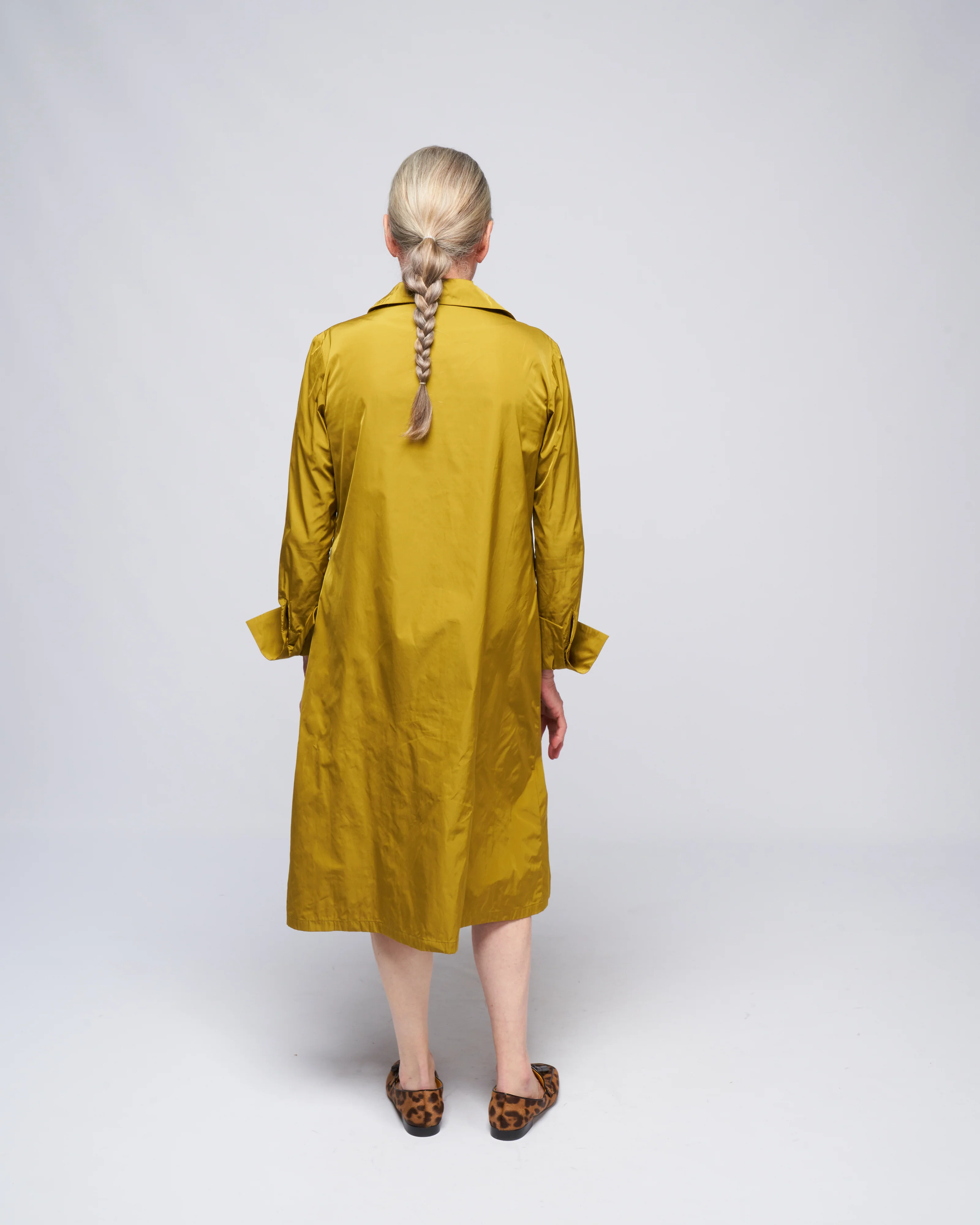 shirt dress - dijon - Image 4