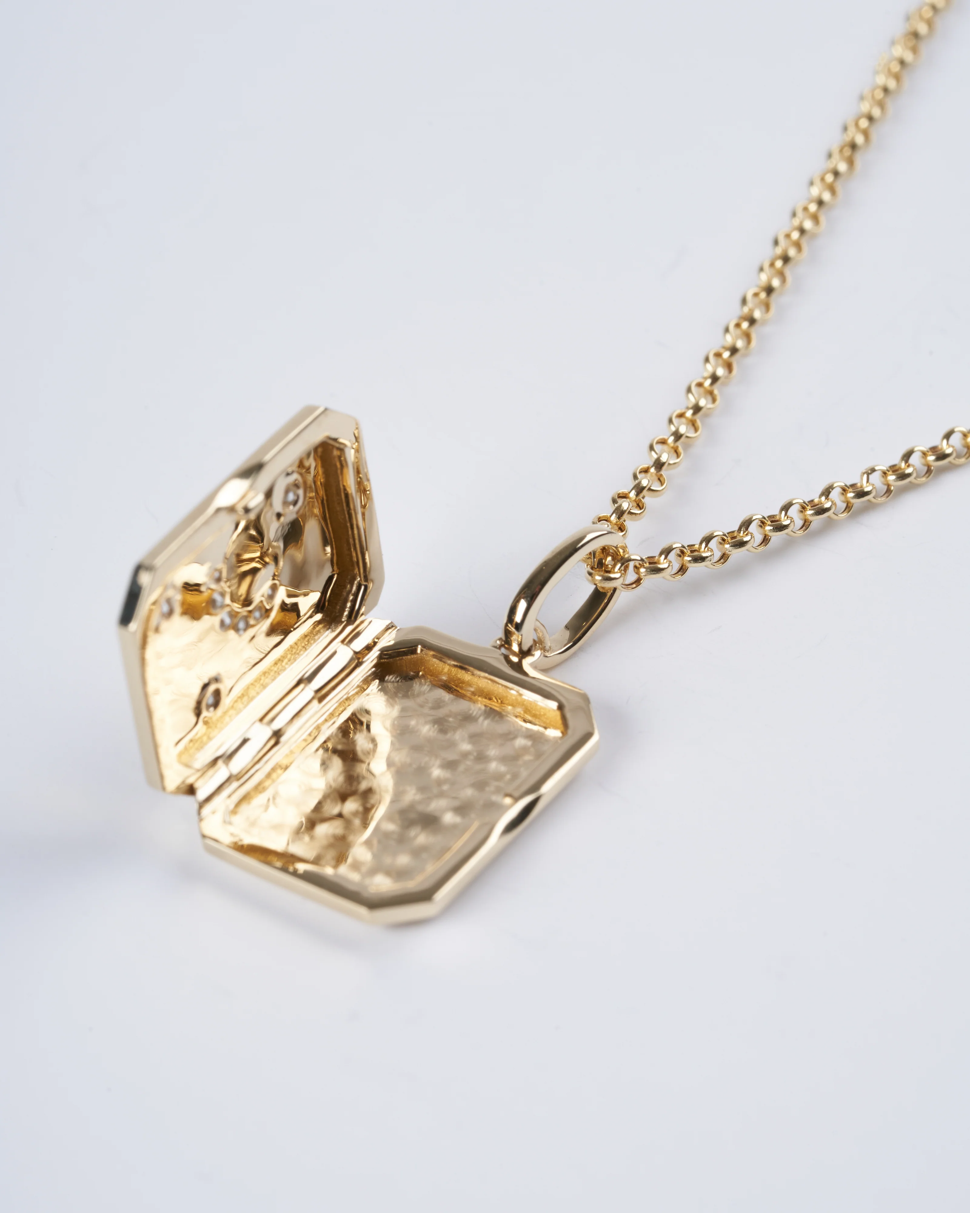 cresent moon celest locket - Image 3