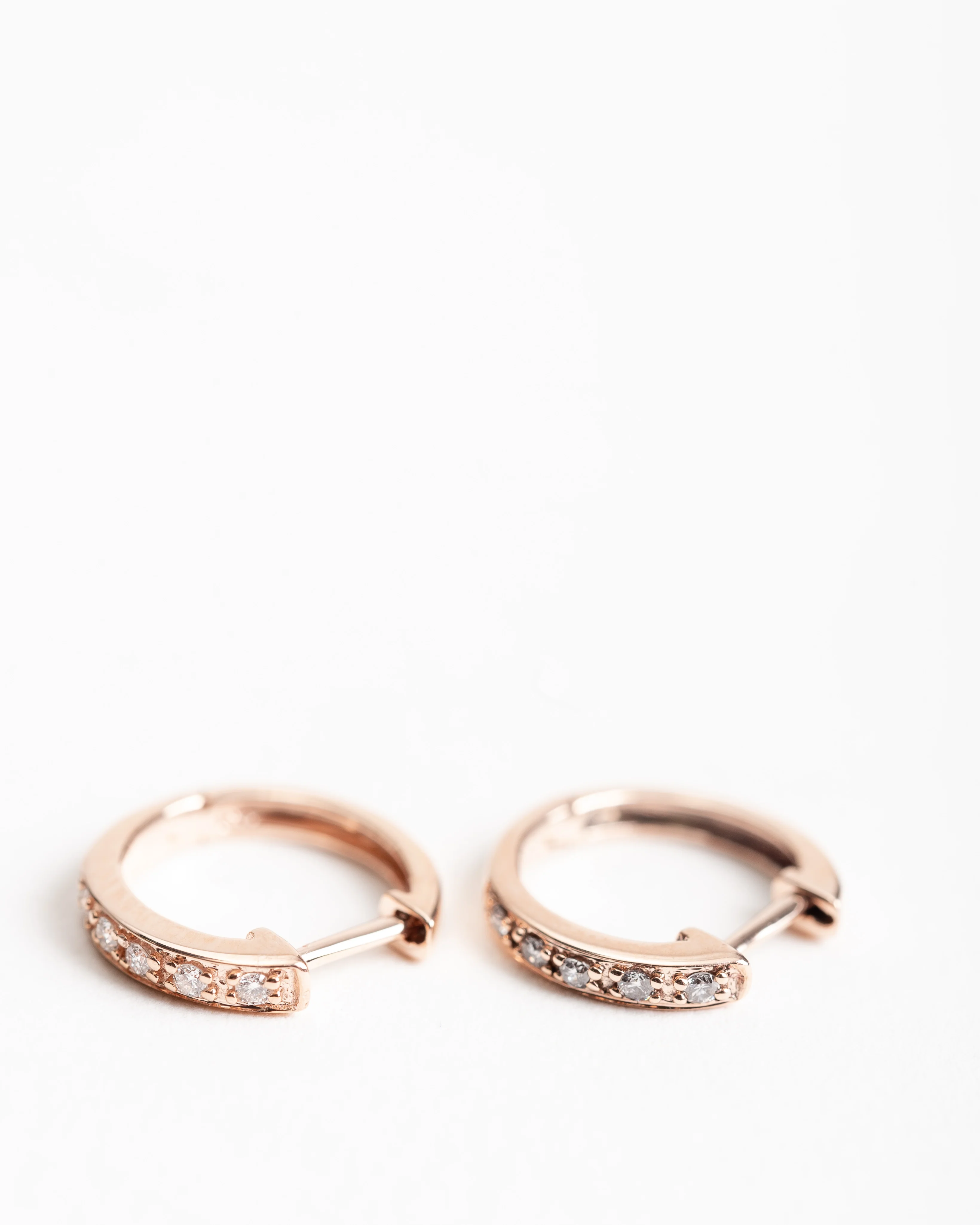 mini rose gold hoop - Image 2