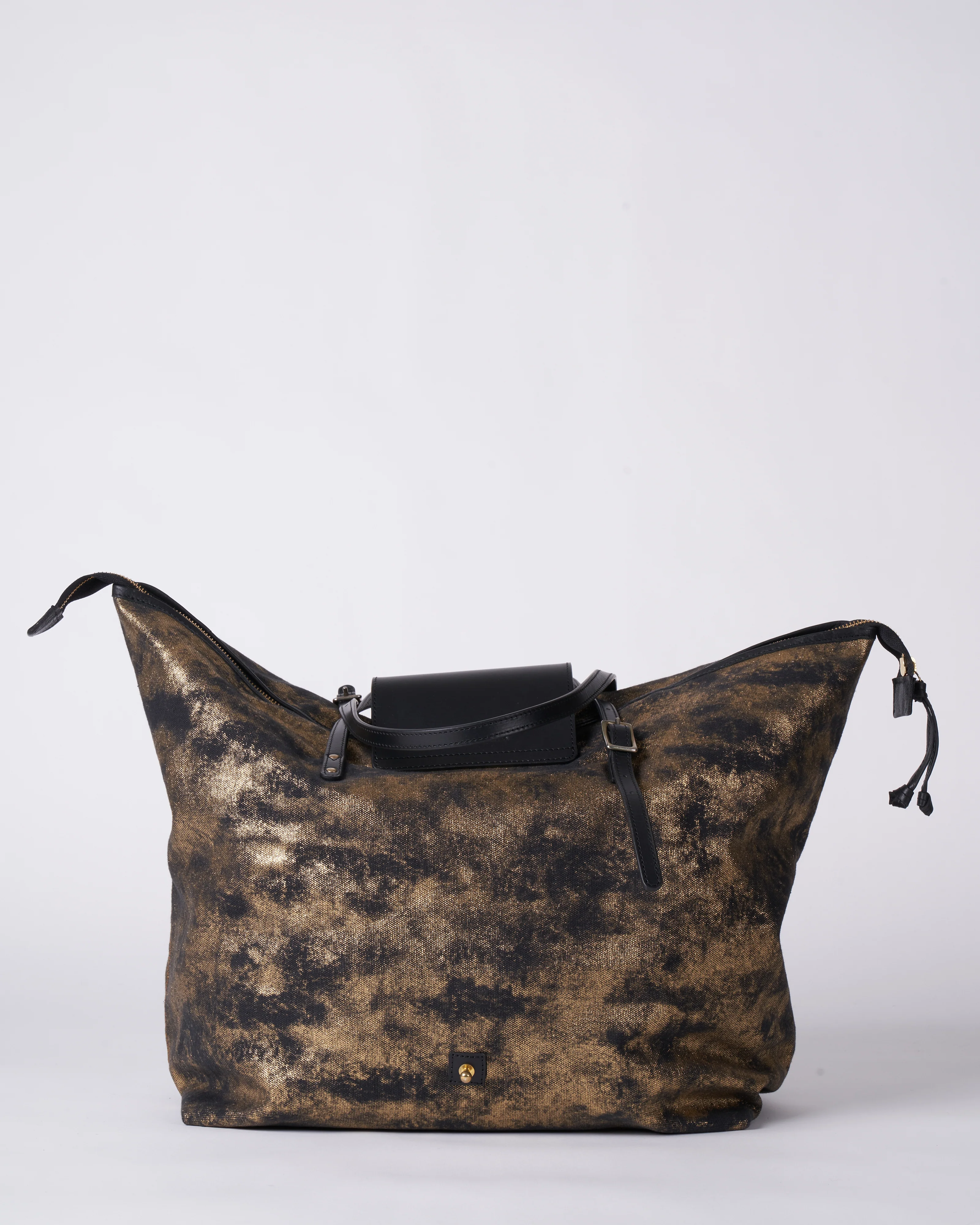 henley fold up - black and gold - Image 3