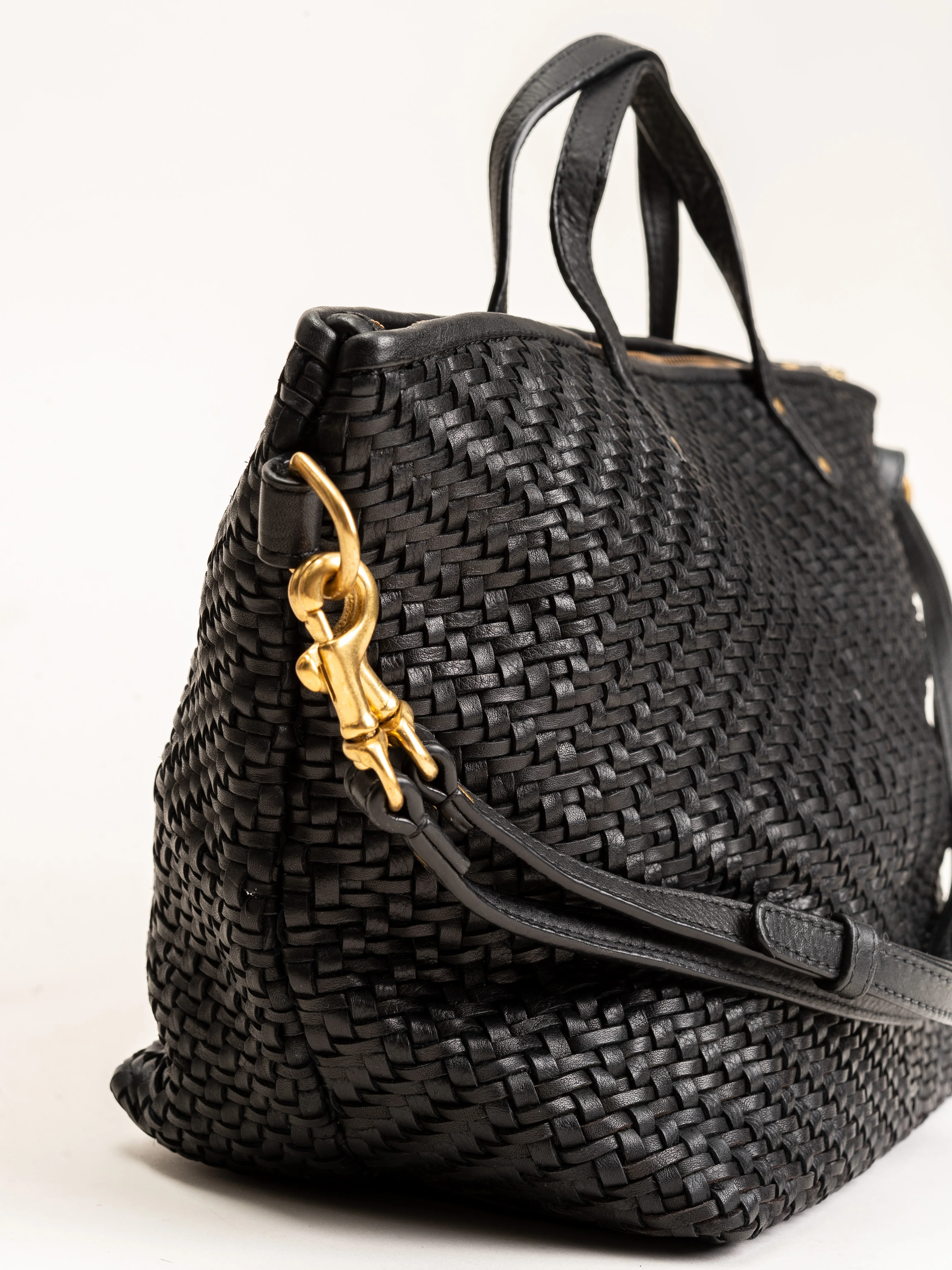 devon holdall - black woven - Image 3