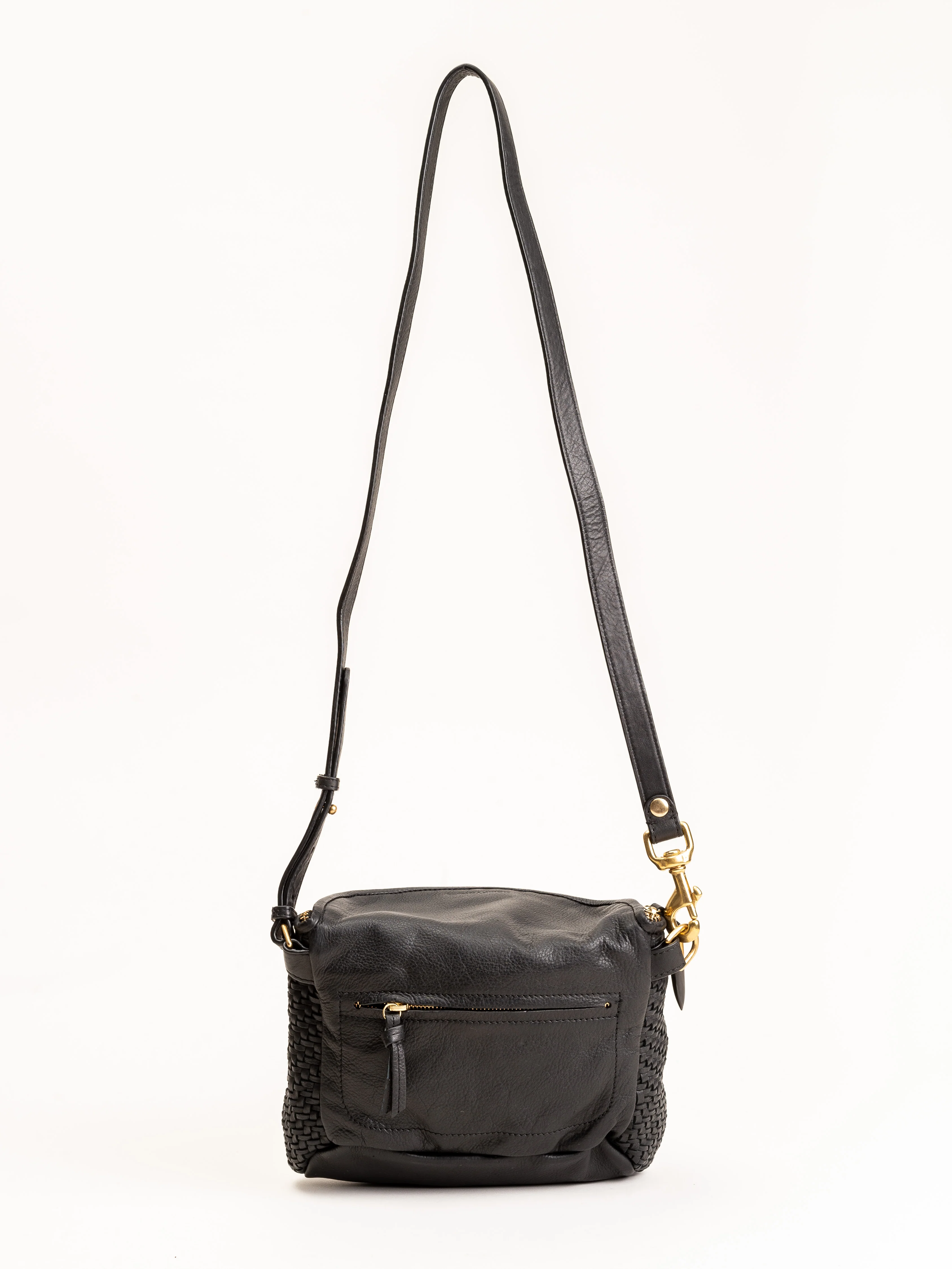mini windbourne bag - black woven - Image 2