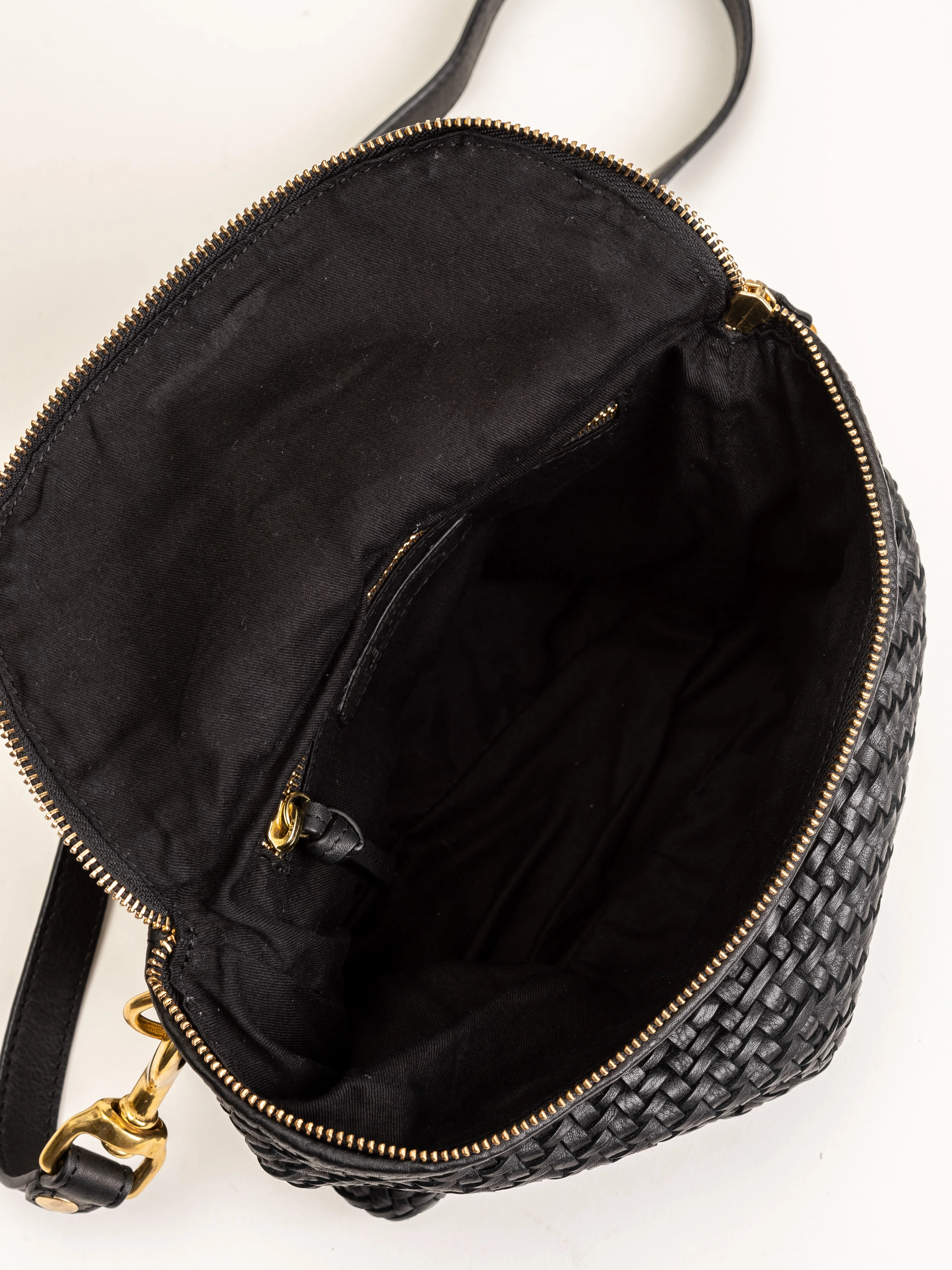 mini windbourne bag - black woven - Image 3