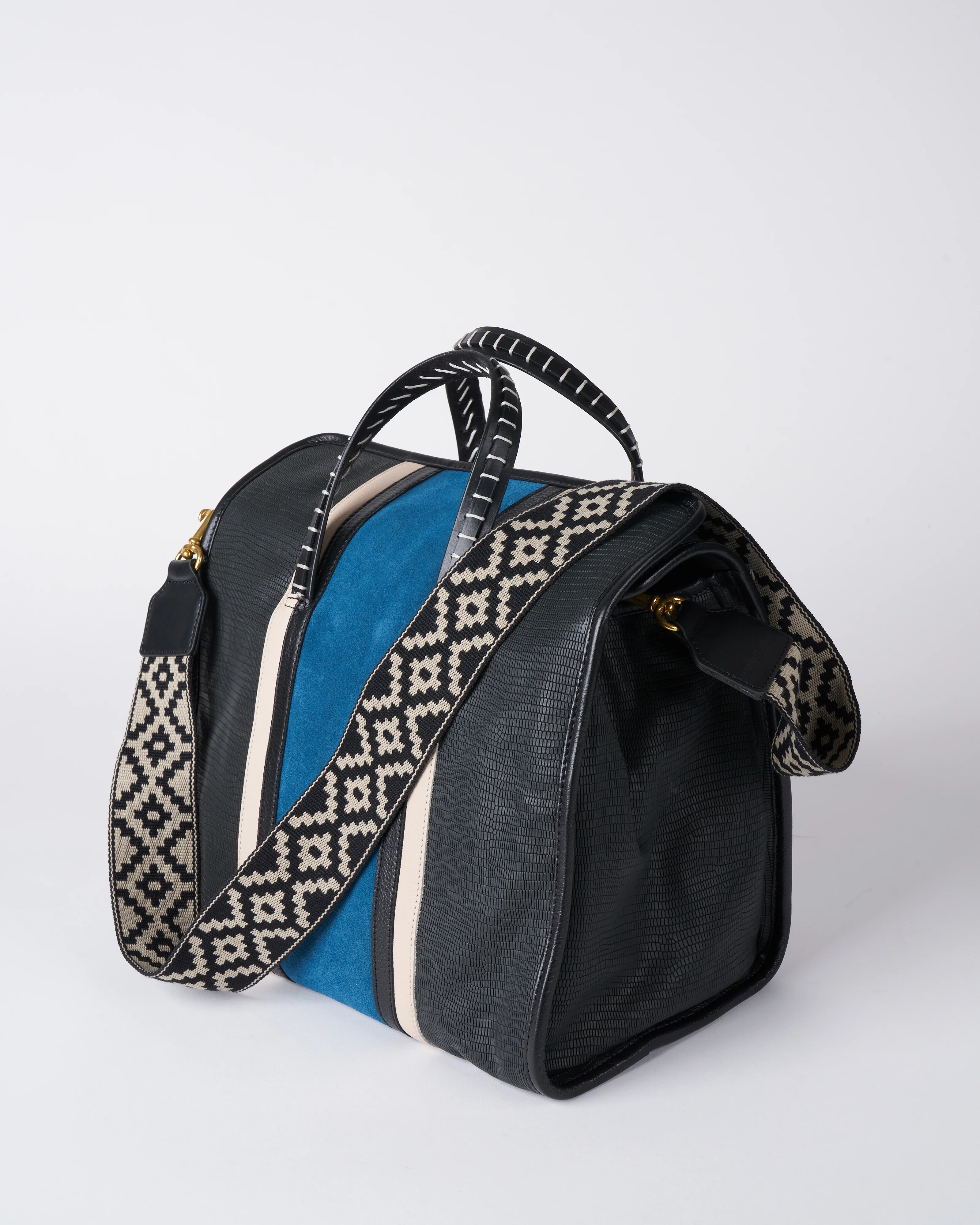 mini crock sea blue ella bag - black blue blkblu - Image 3