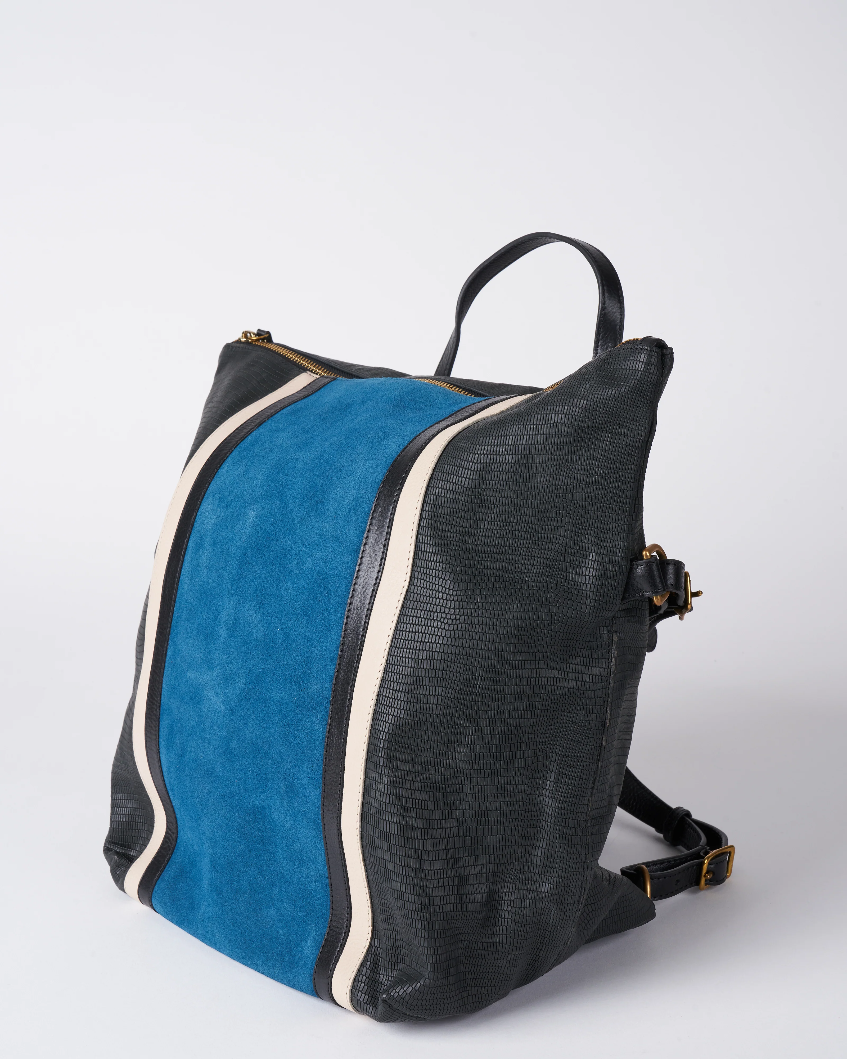 mini crock sea blue morleigh backpack - black blue blkblu - Image 2
