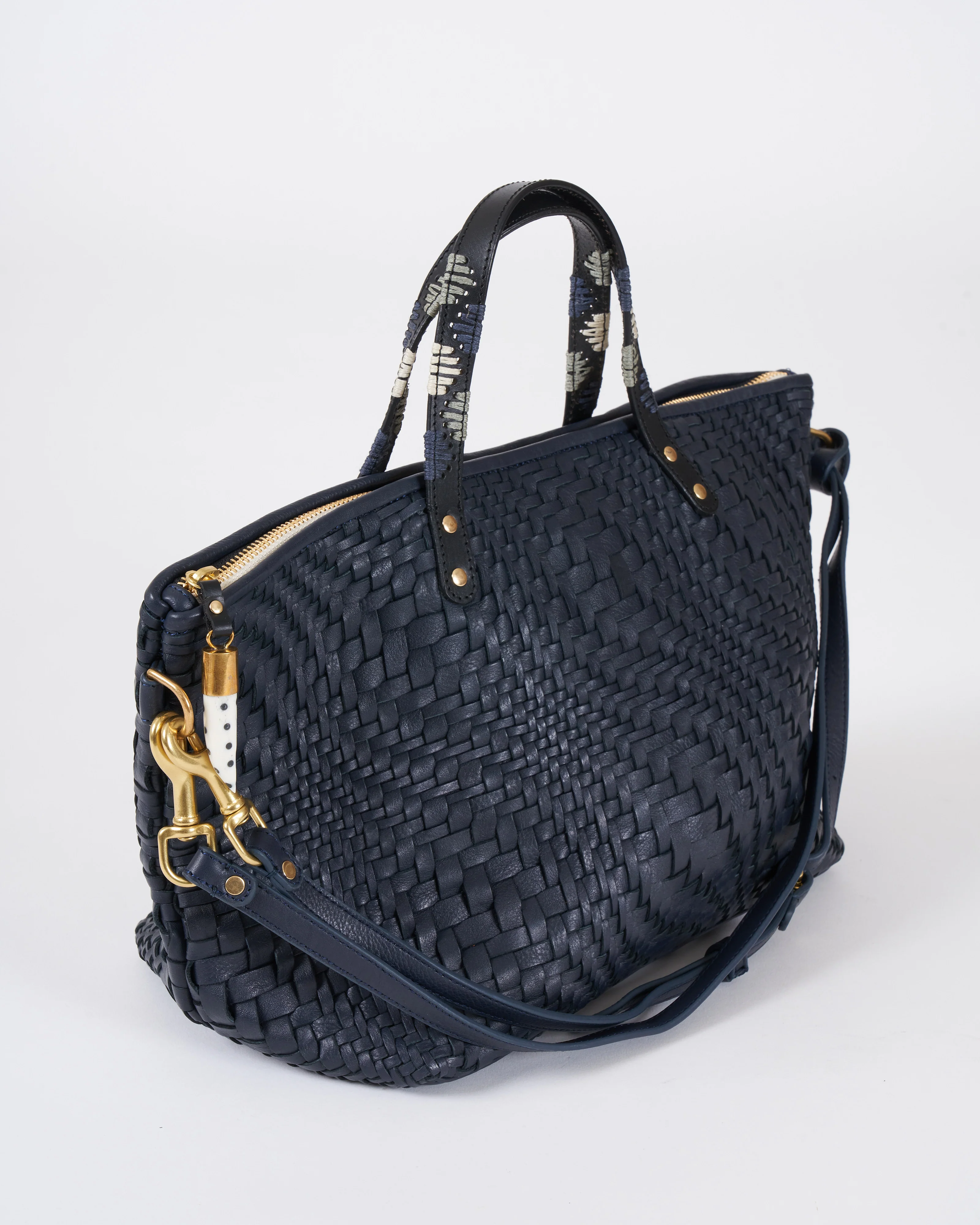 navy weave devon - navy - Image 4